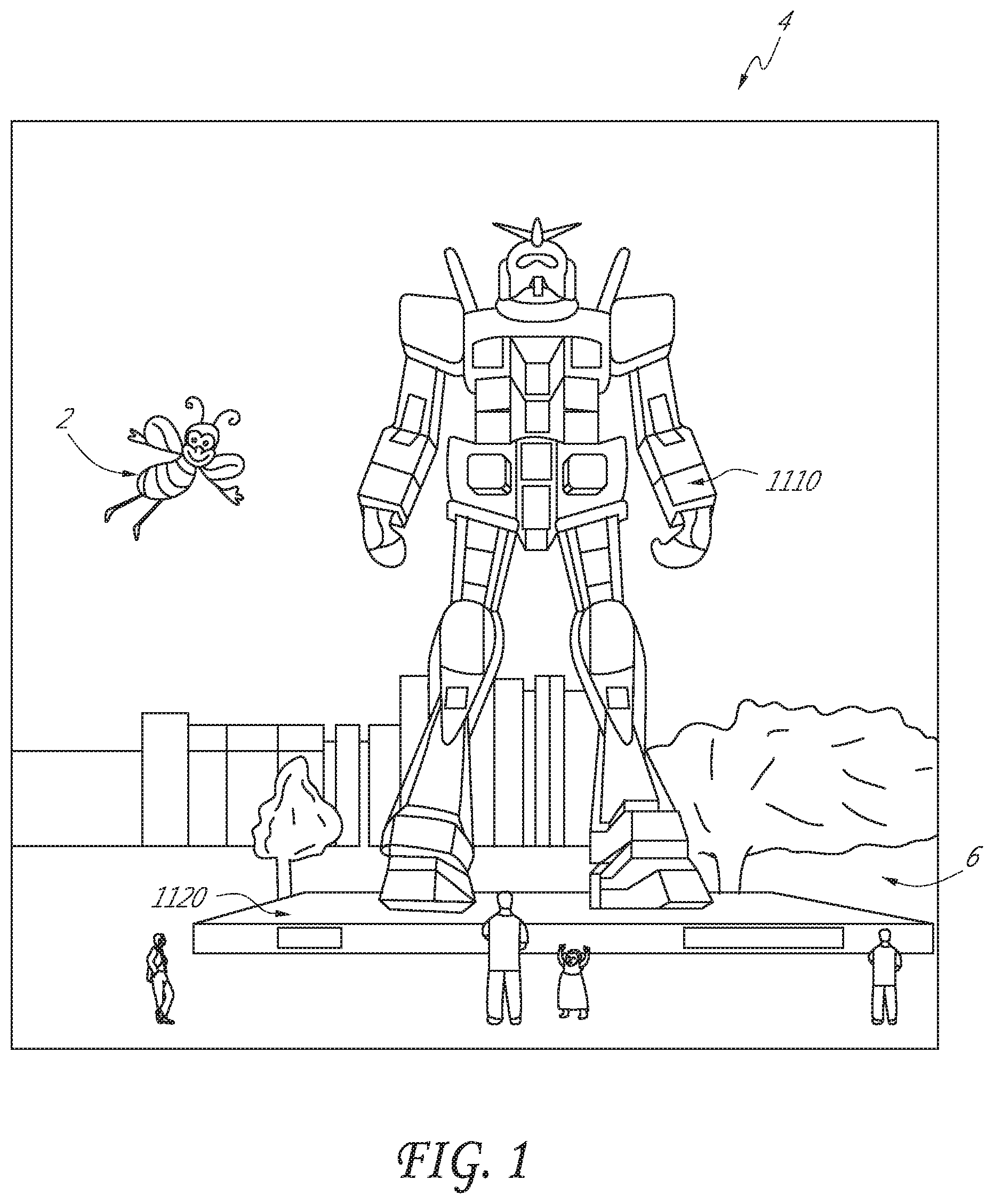 Patent US11776242 — Augmented reality deep gesture network — Figure 1