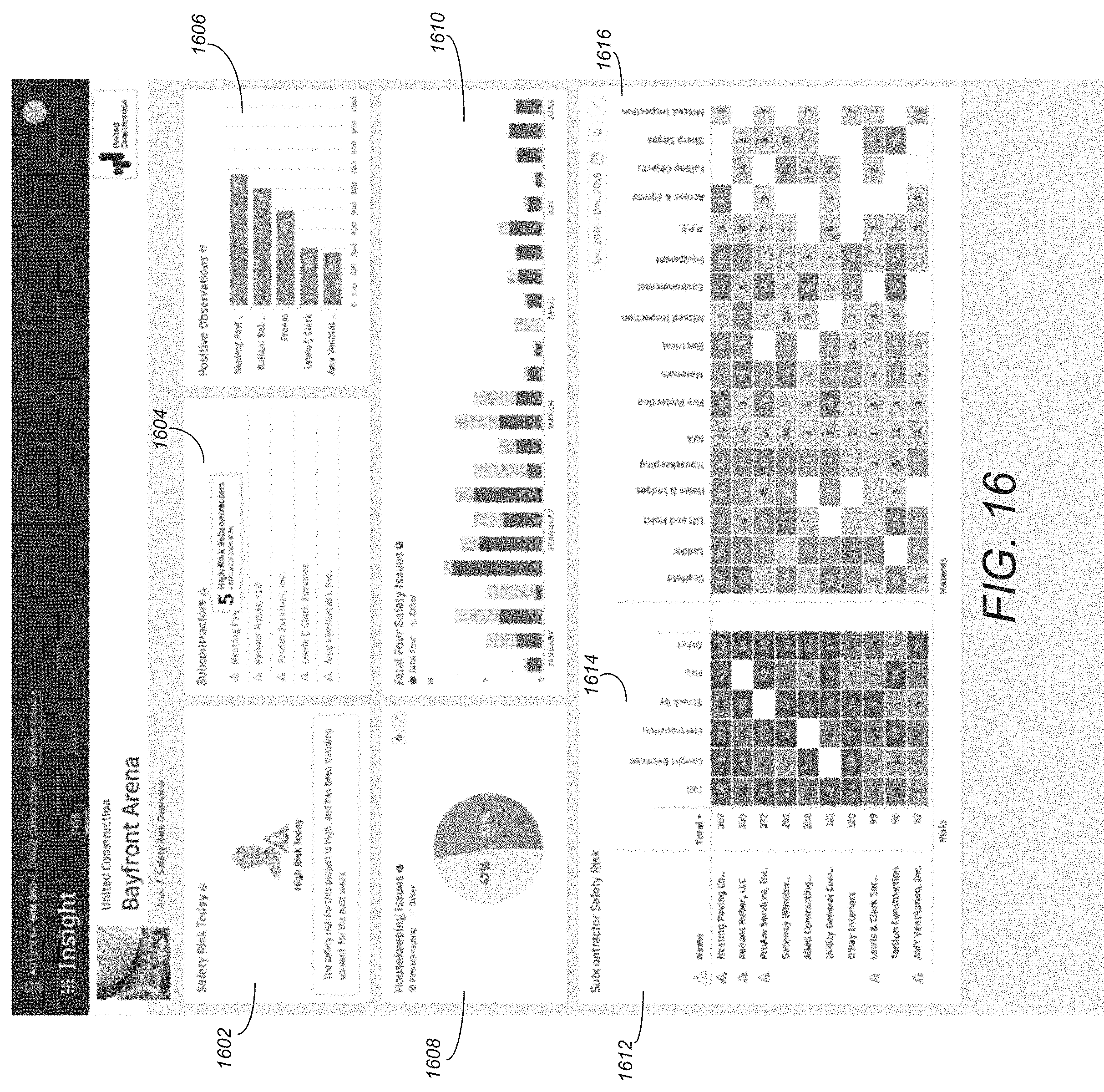 Patent US11776245 Figure 15 – Architecture, engineering and construction (AEC) construction safety risk analysis system and method for interactive visualization and capture