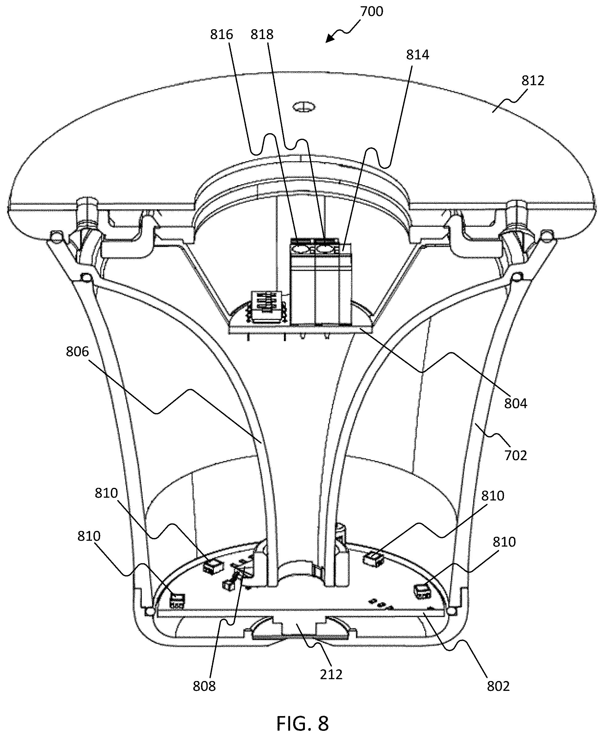 Patent US11776260 Figure 9 – Facility occupancy detection with thermal grid sensor