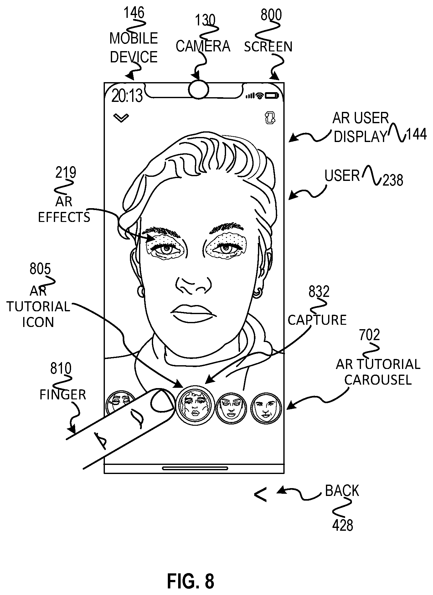 Patent US11776264 Figure 10 – Adding beauty products to augmented reality tutorials