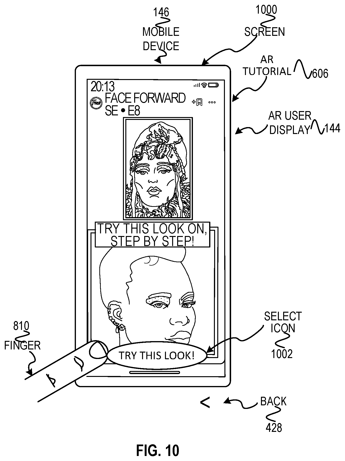 Patent US11776264 Figure 12 – Adding beauty products to augmented reality tutorials