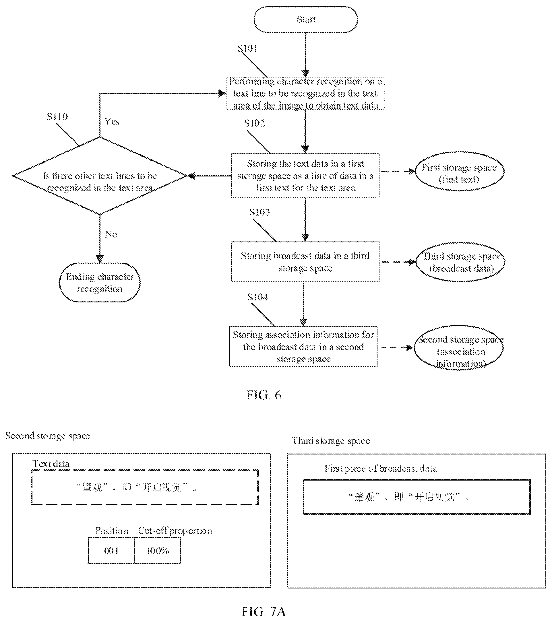 Patent US11776286 Figure 6 – Image text broadcasting