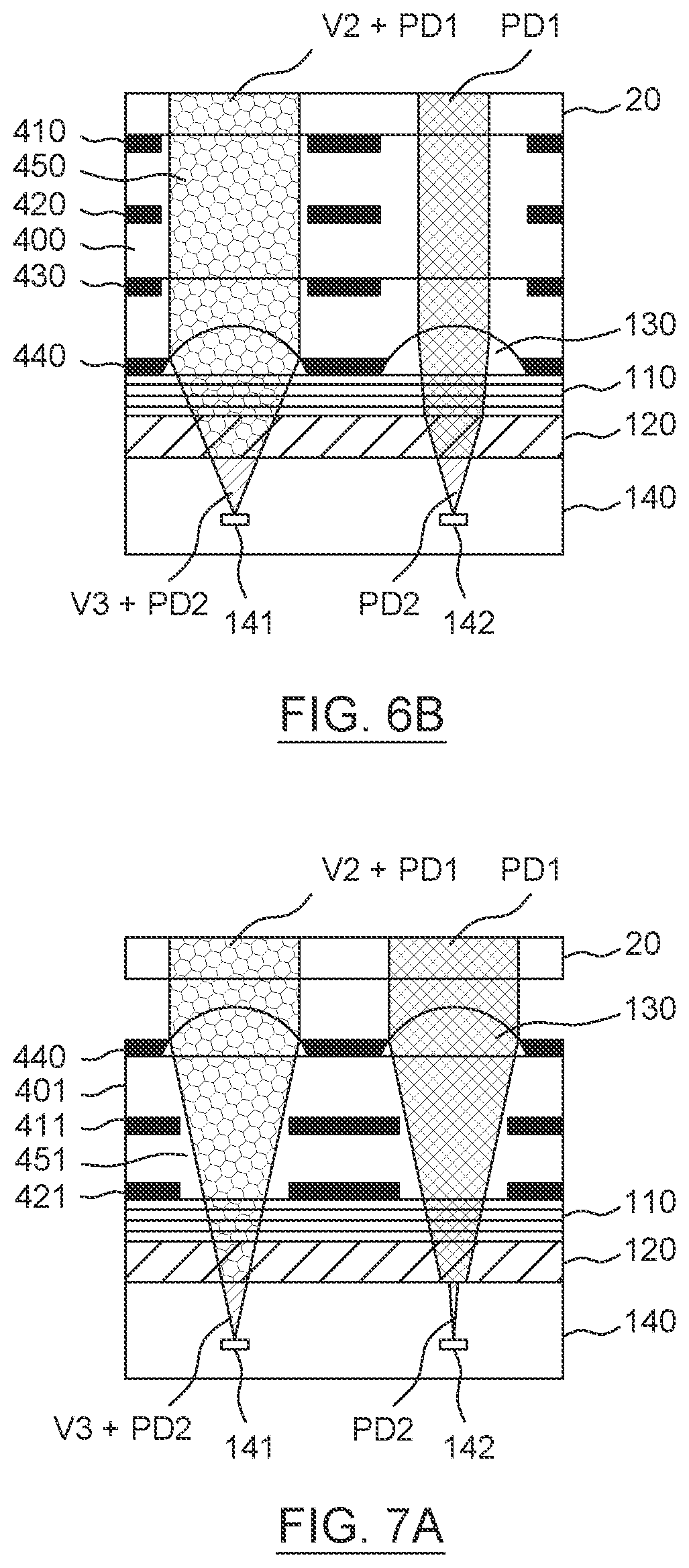 Patent US11776298 Figure 7 – Under display fingerprint sensor with improved contrast ratio