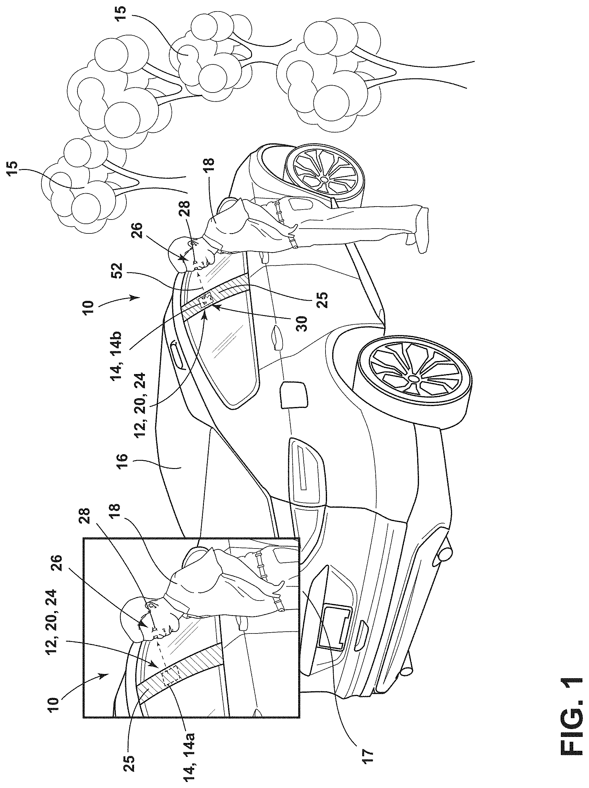 Patent US11776313 Figure 1 – Scanning apparatus for reducing field of view search space