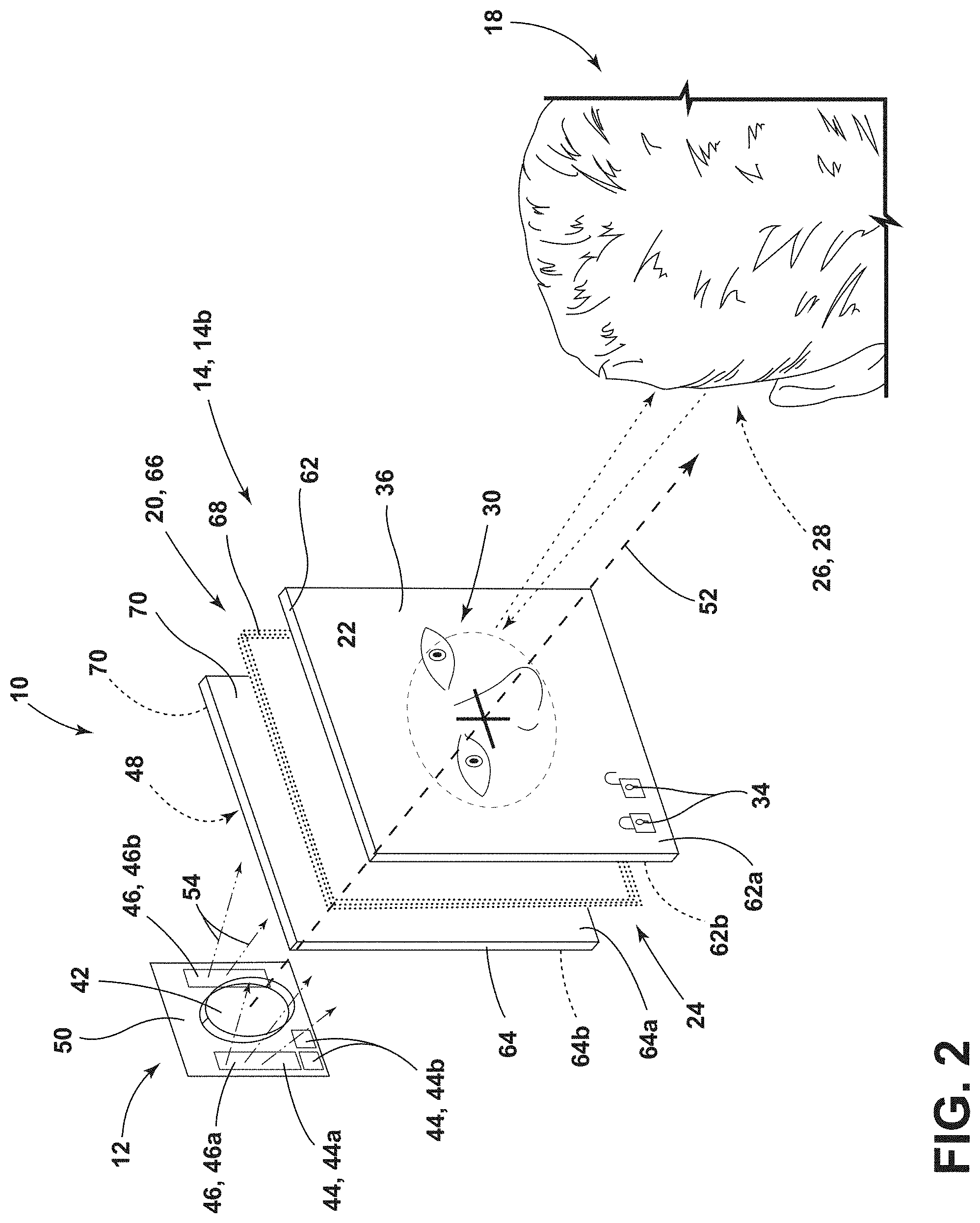 Patent US11776313 Figure 2 – Scanning apparatus for reducing field of view search space