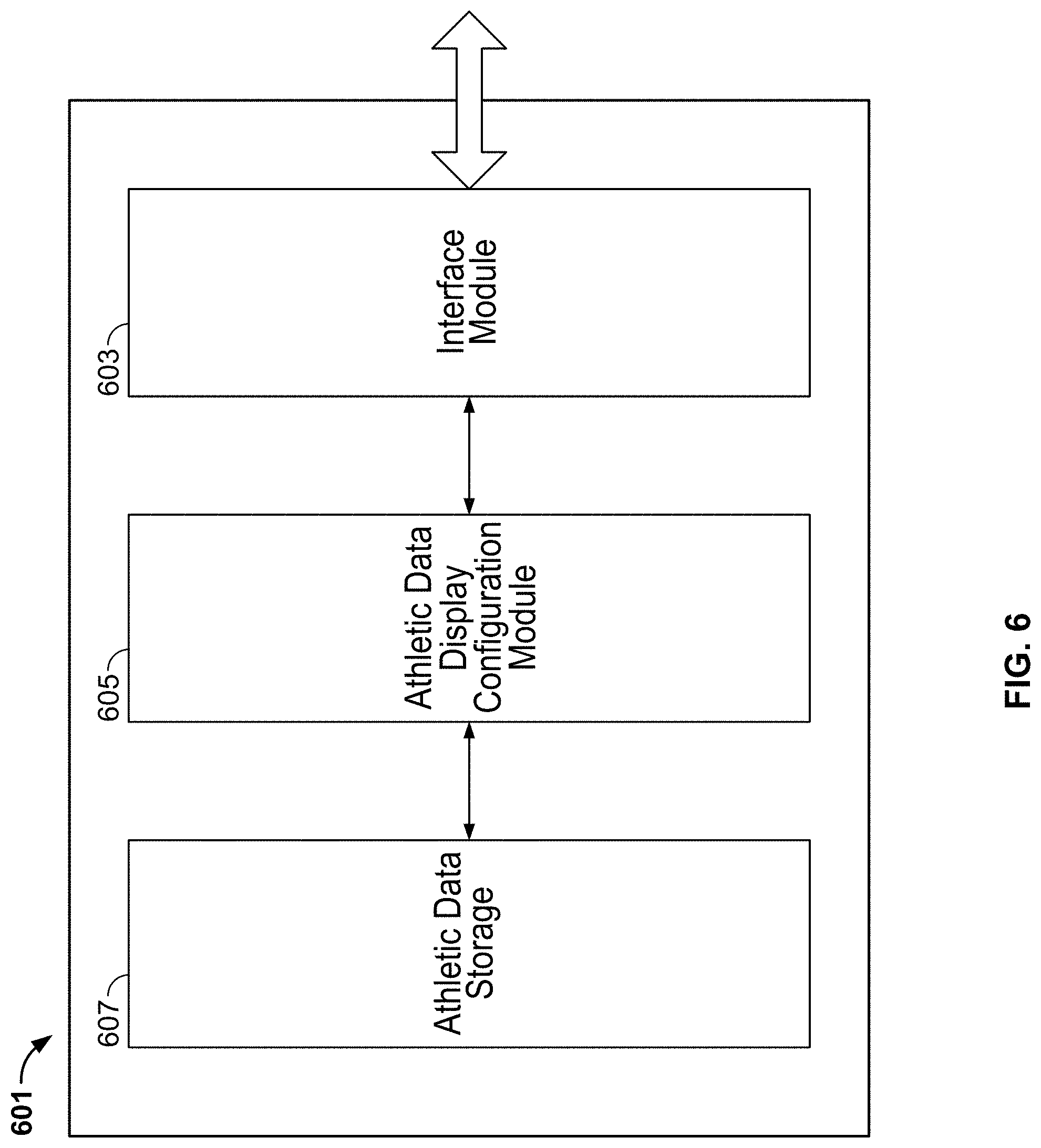 Patent US11776321 Figure 6 – Monitoring fitness using a mobile device
