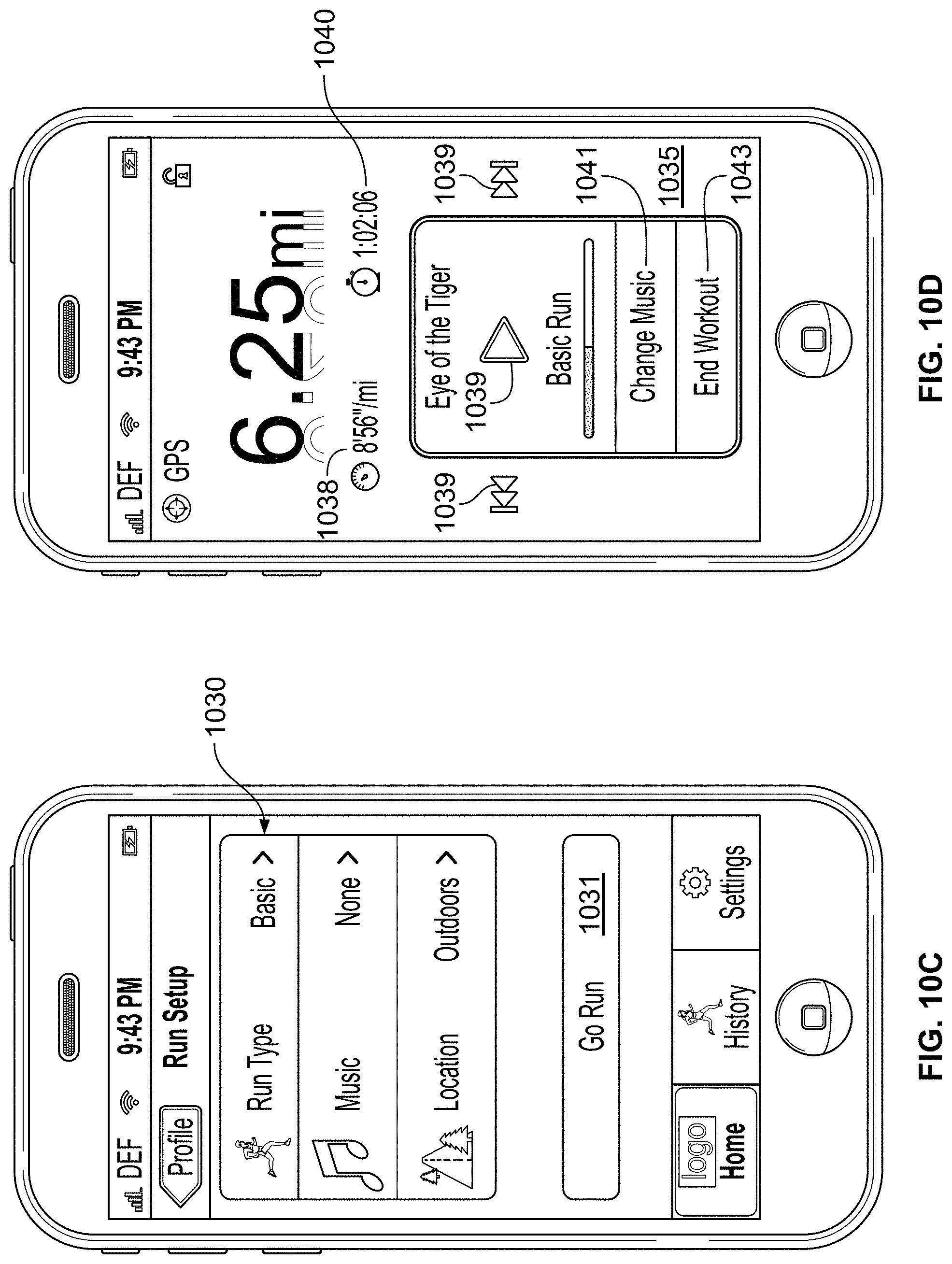 Patent US11776321 Figure 13 – Monitoring fitness using a mobile device