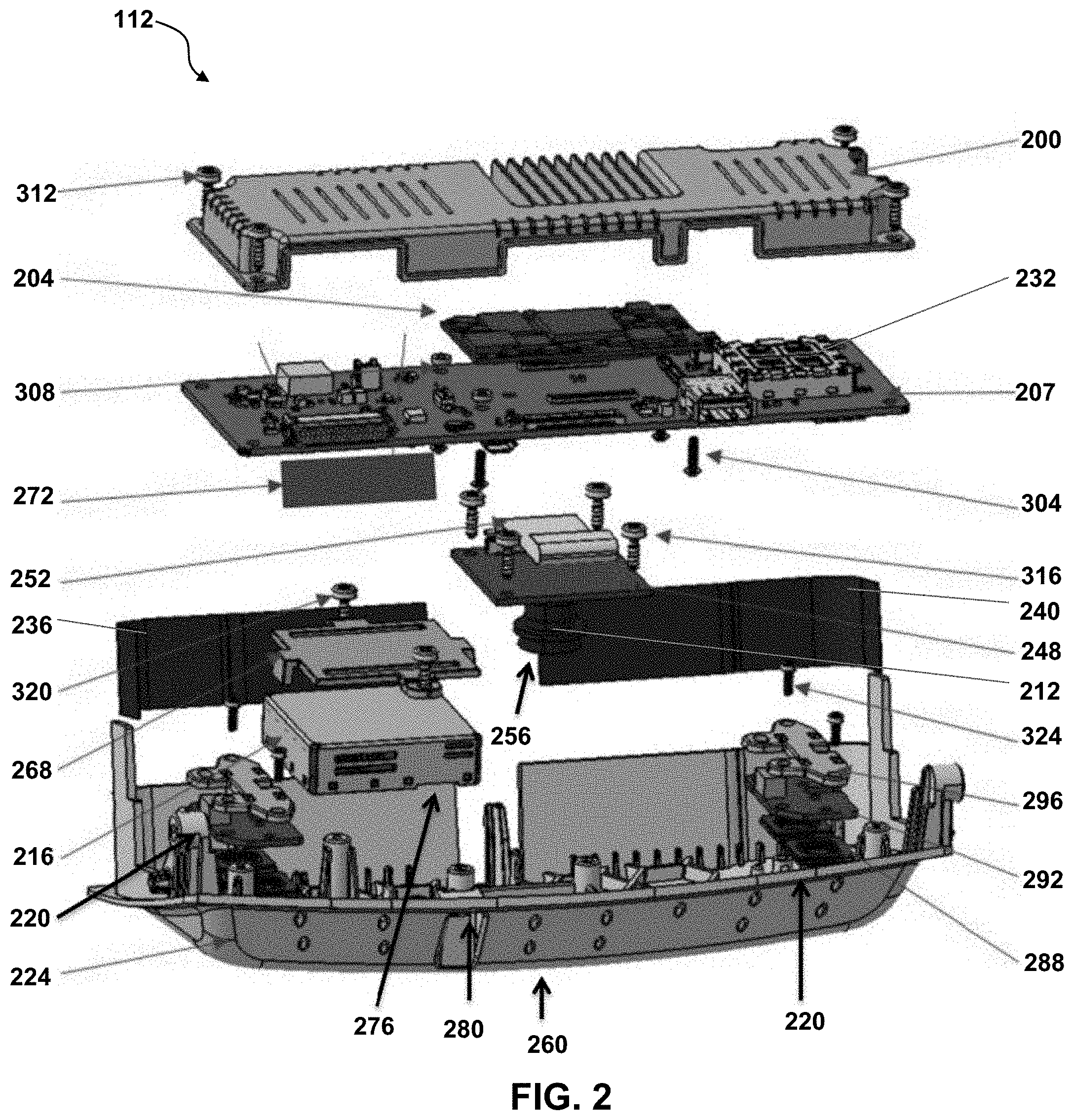 Patent US11776332 Figure 2 – In-vehicle sensing module for monitoring a vehicle