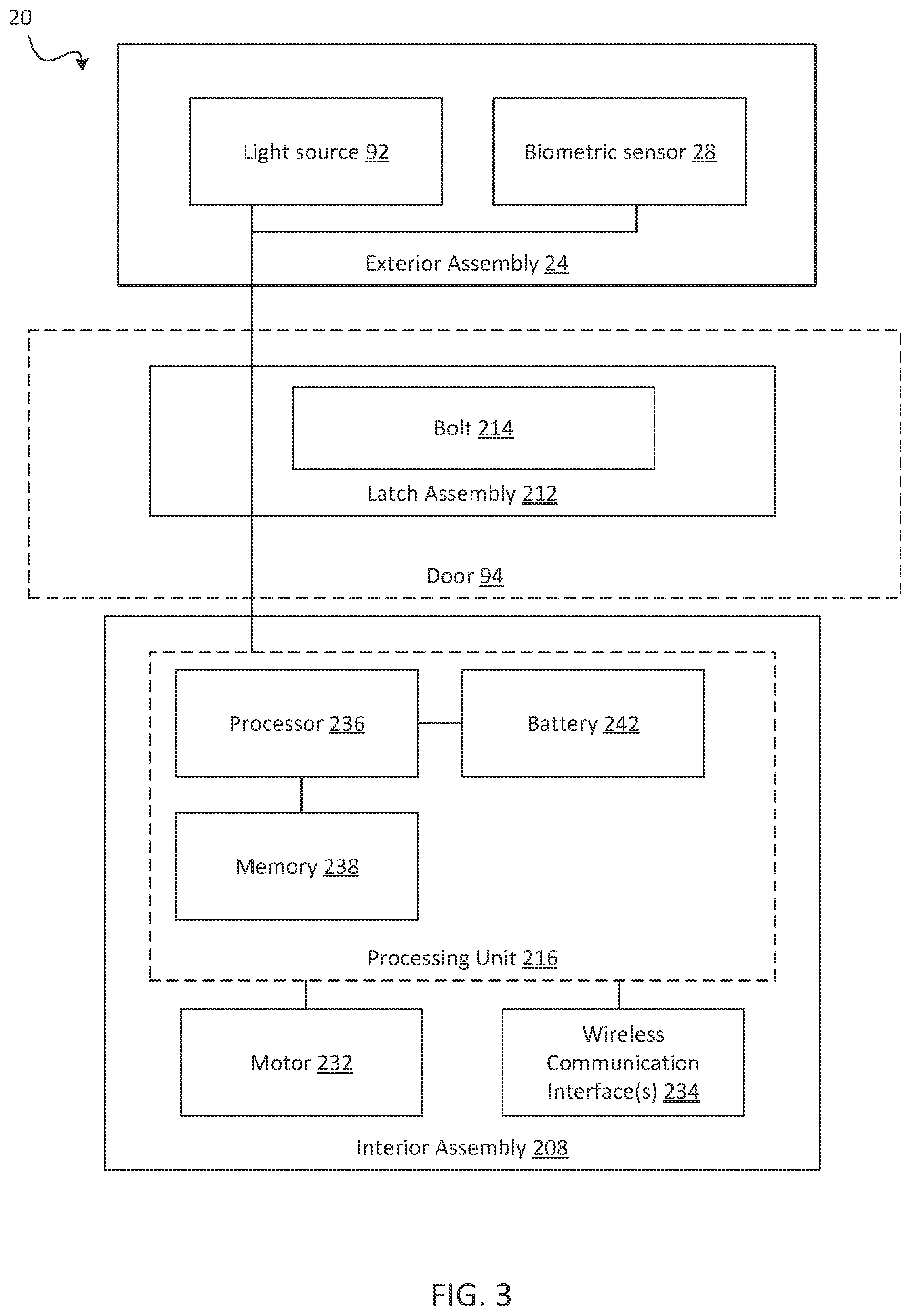 Patent US11776333 Figure 3 – Untrusted user management in electronic locks