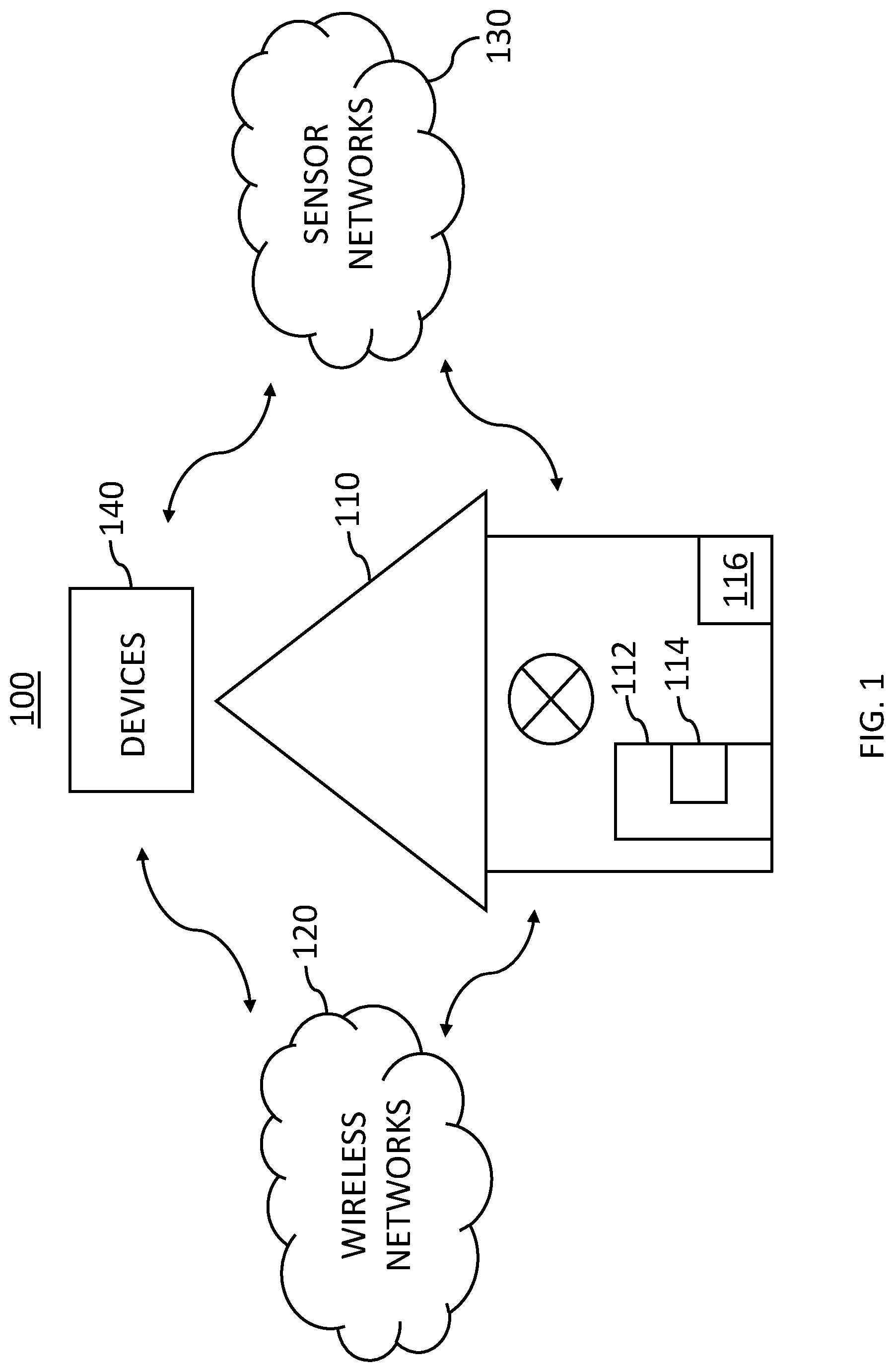 Patent US11776336 Figure 1 – Automobile with a lock for providing contactless secure access to the automobile