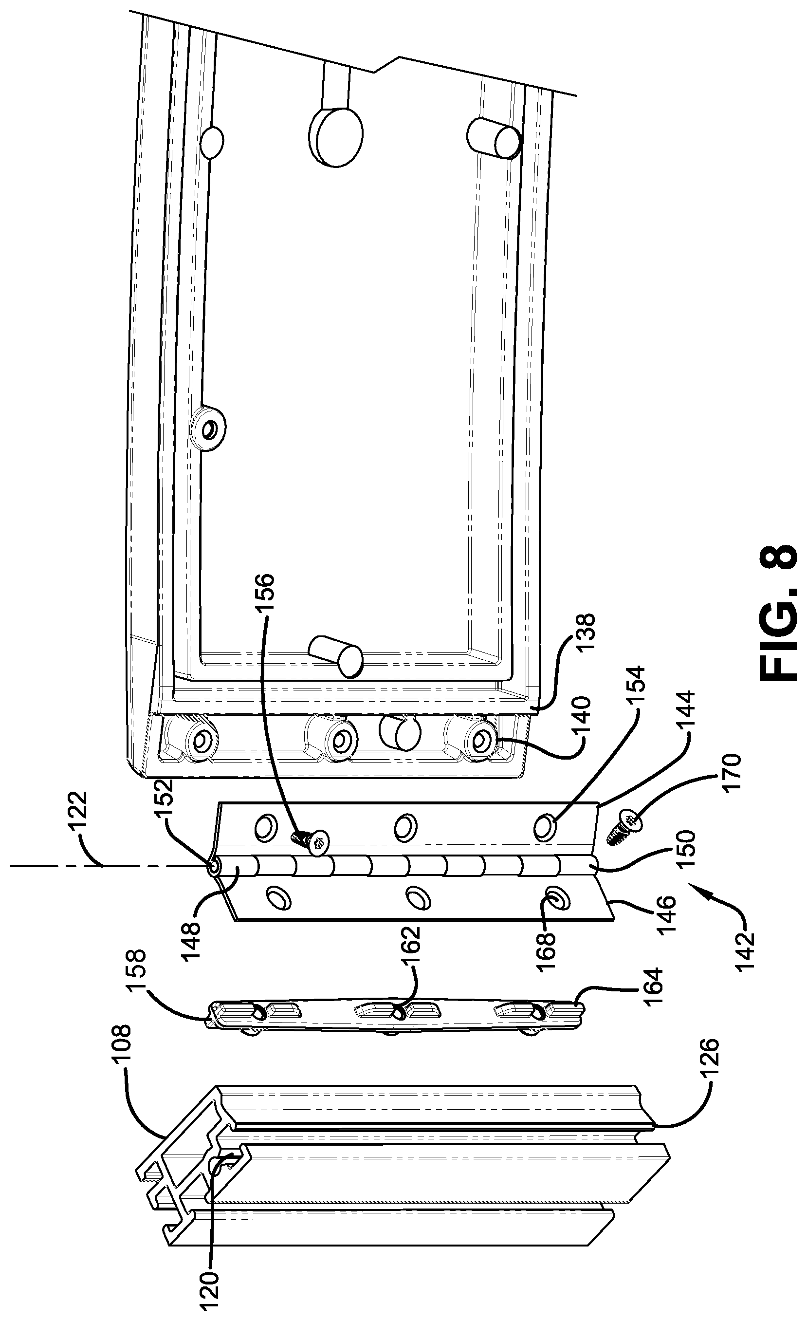 Patent US11776338 Figure 8 – System for parcel transport and tracking operated responsive to data bearing records