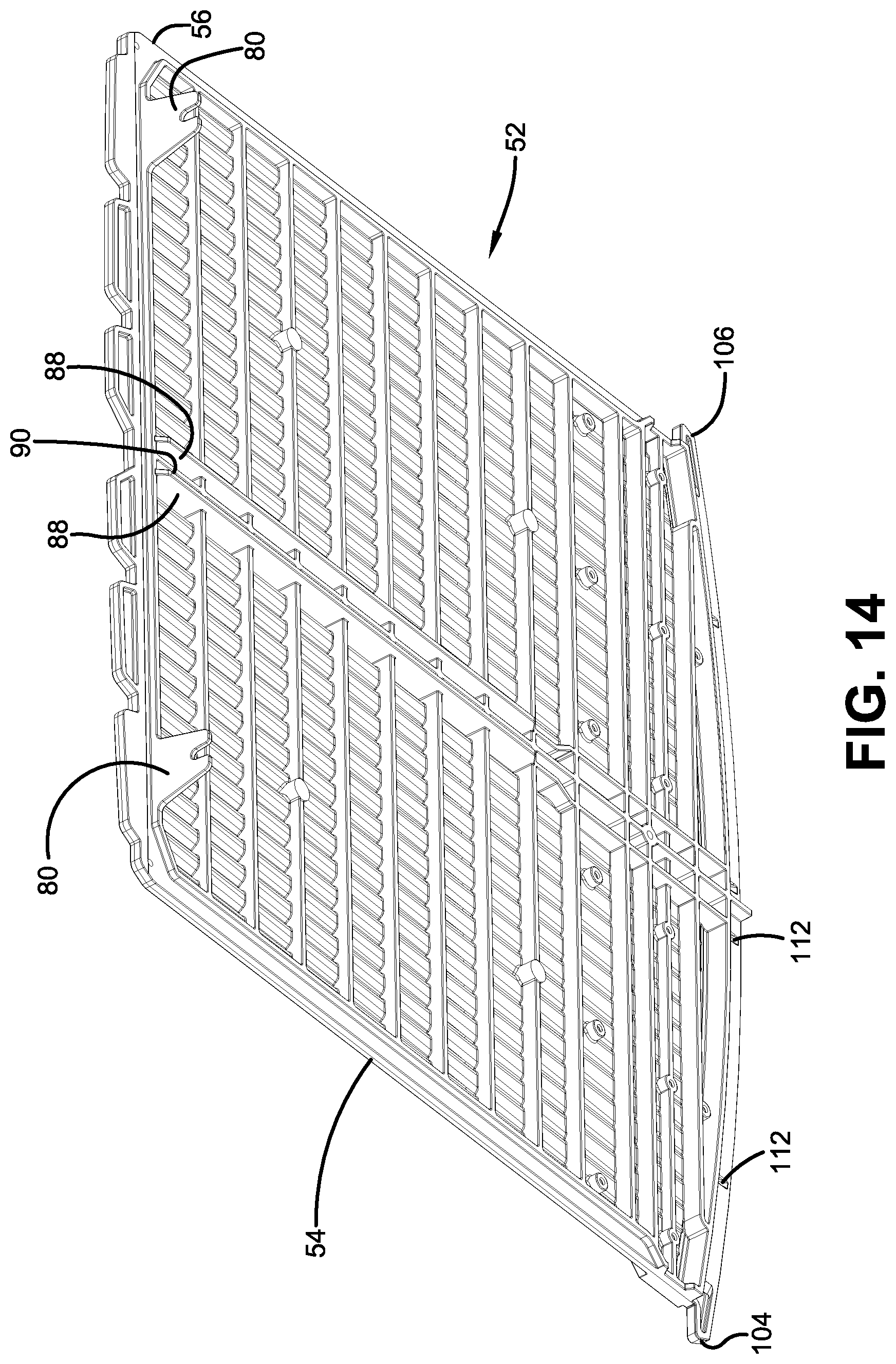 Patent US11776338 Figure 14 – System for parcel transport and tracking operated responsive to data bearing records