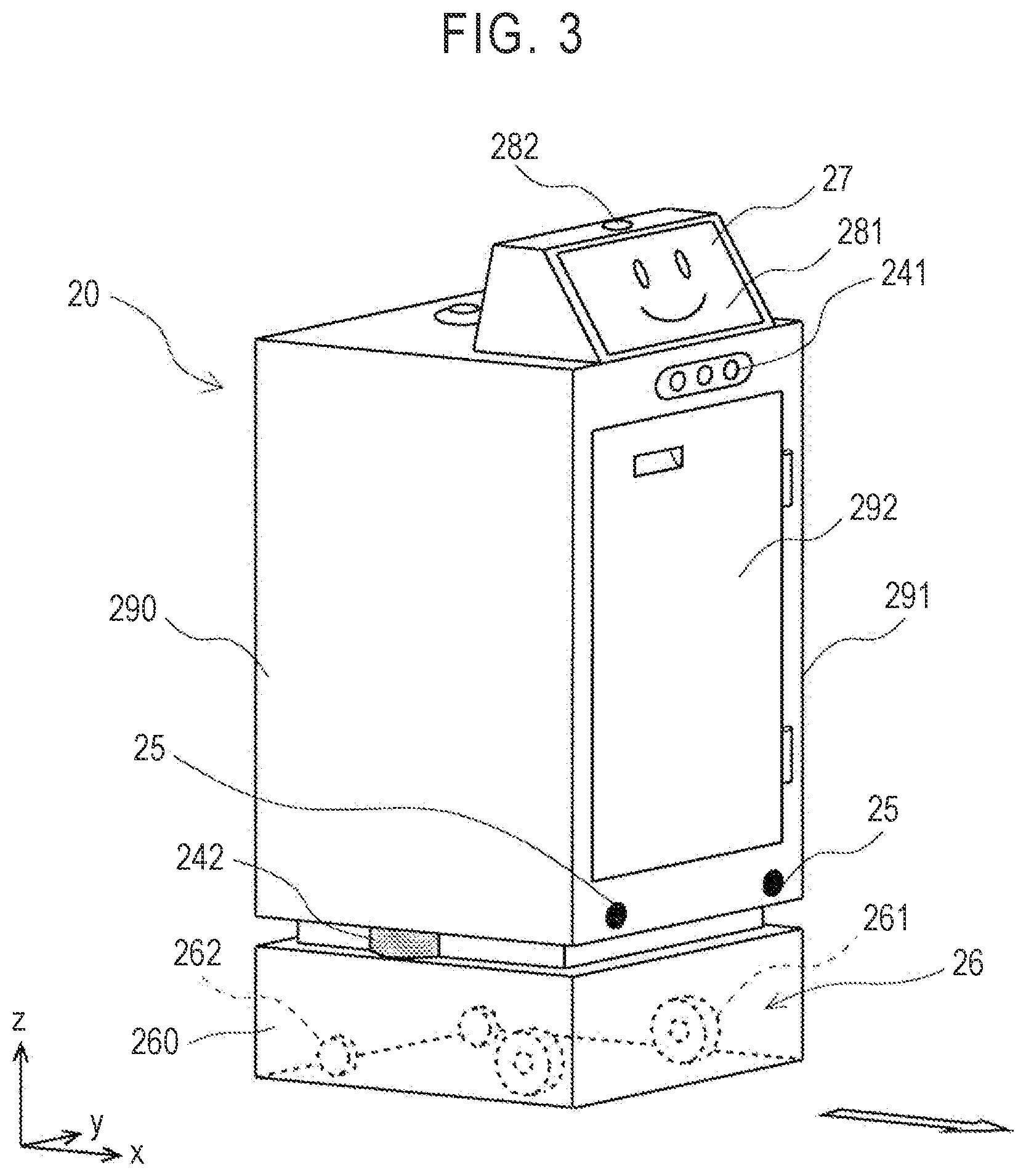 Patent US11776339 Figure 3 – Control system, control method, and computer readable medium for opening and closing a security gate