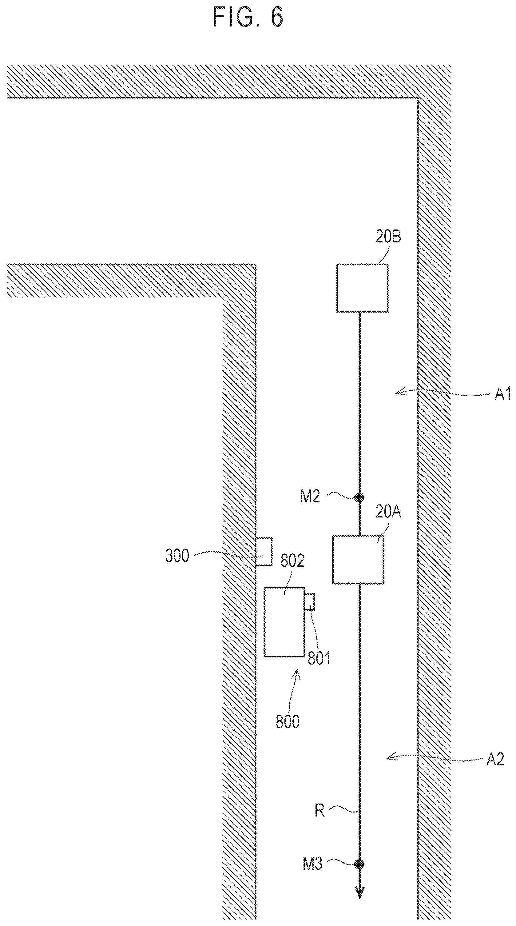 Patent US11776339 Figure 6 – Control system, control method, and computer readable medium for opening and closing a security gate