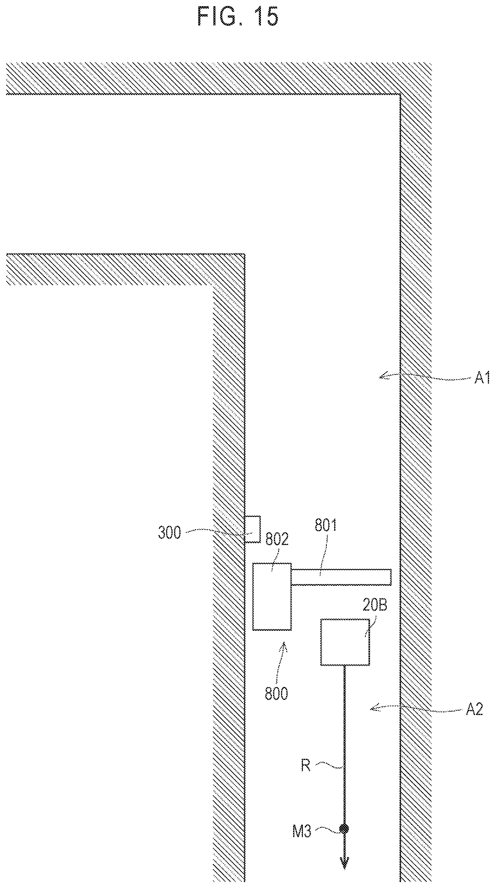 Patent US11776339 Figure 15 – Control system, control method, and computer readable medium for opening and closing a security gate