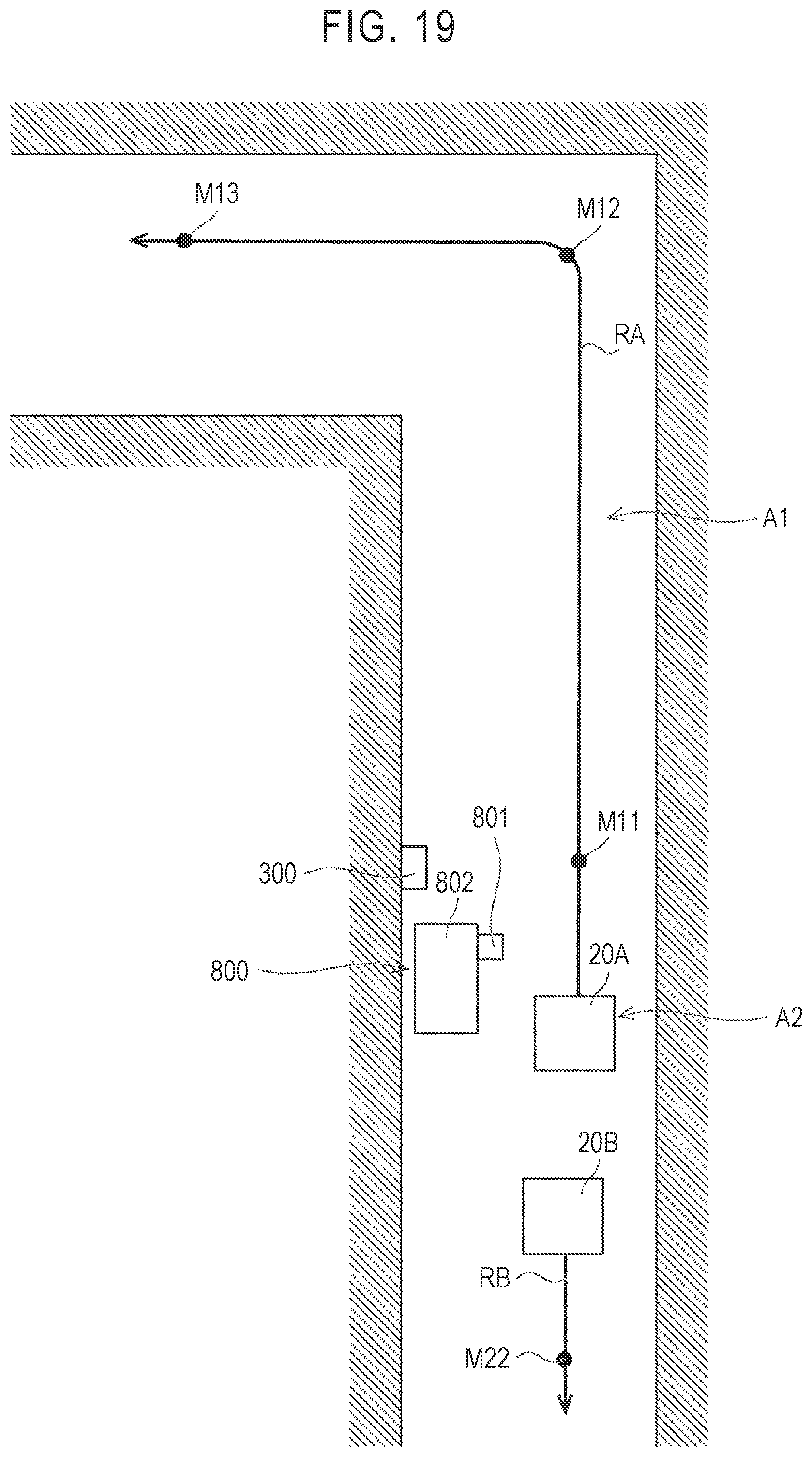 Patent US11776339 Figure 19 – Control system, control method, and computer readable medium for opening and closing a security gate