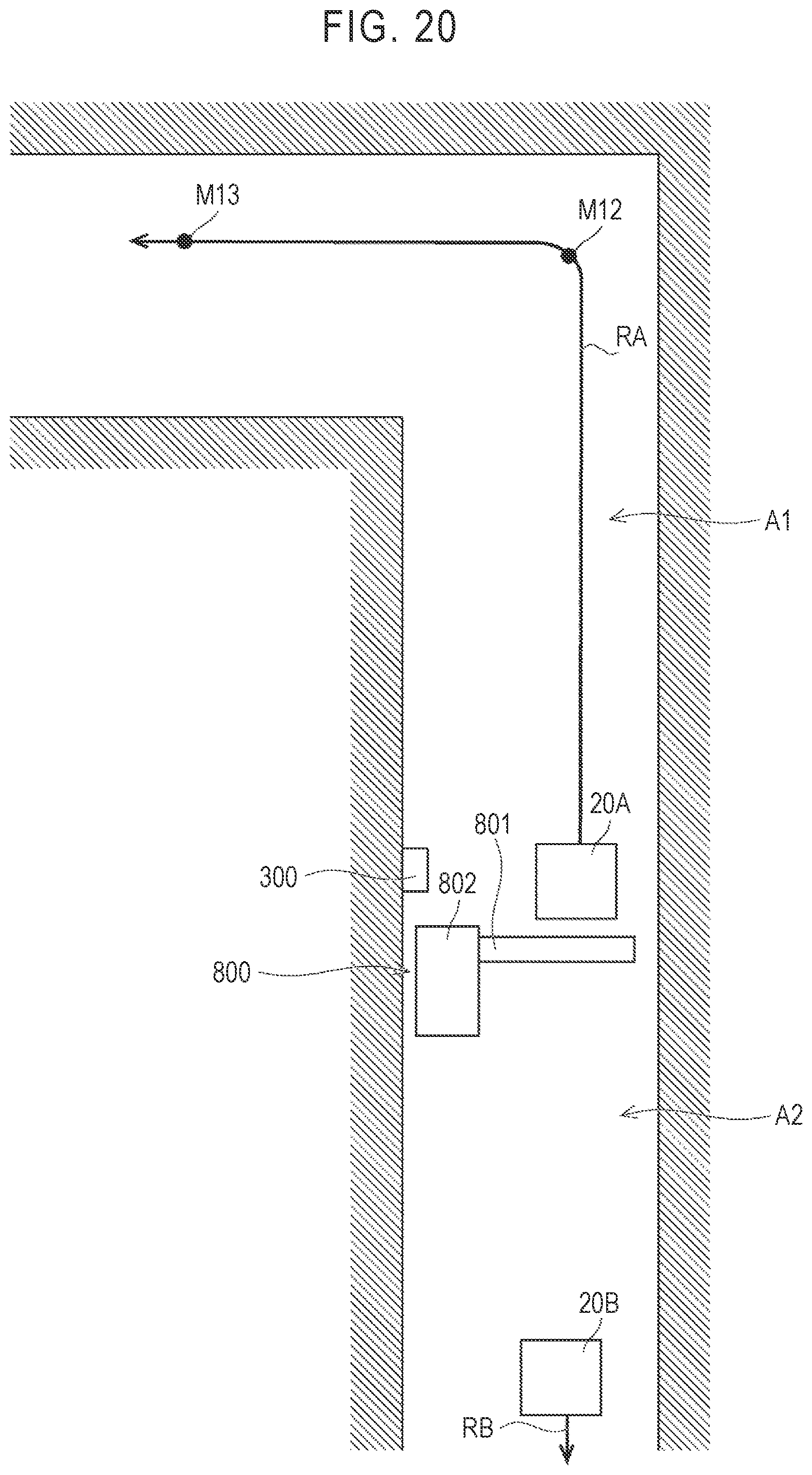 Patent US11776339 Figure 20 – Control system, control method, and computer readable medium for opening and closing a security gate