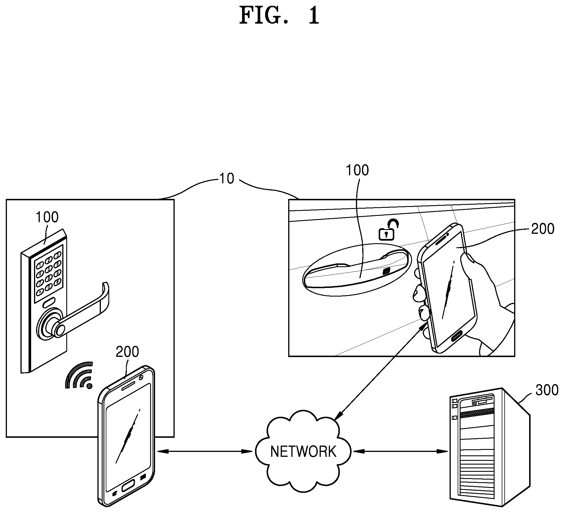 Patent US11776340 — Electronic device authentication method, and apparatus according thereto — Figure 1