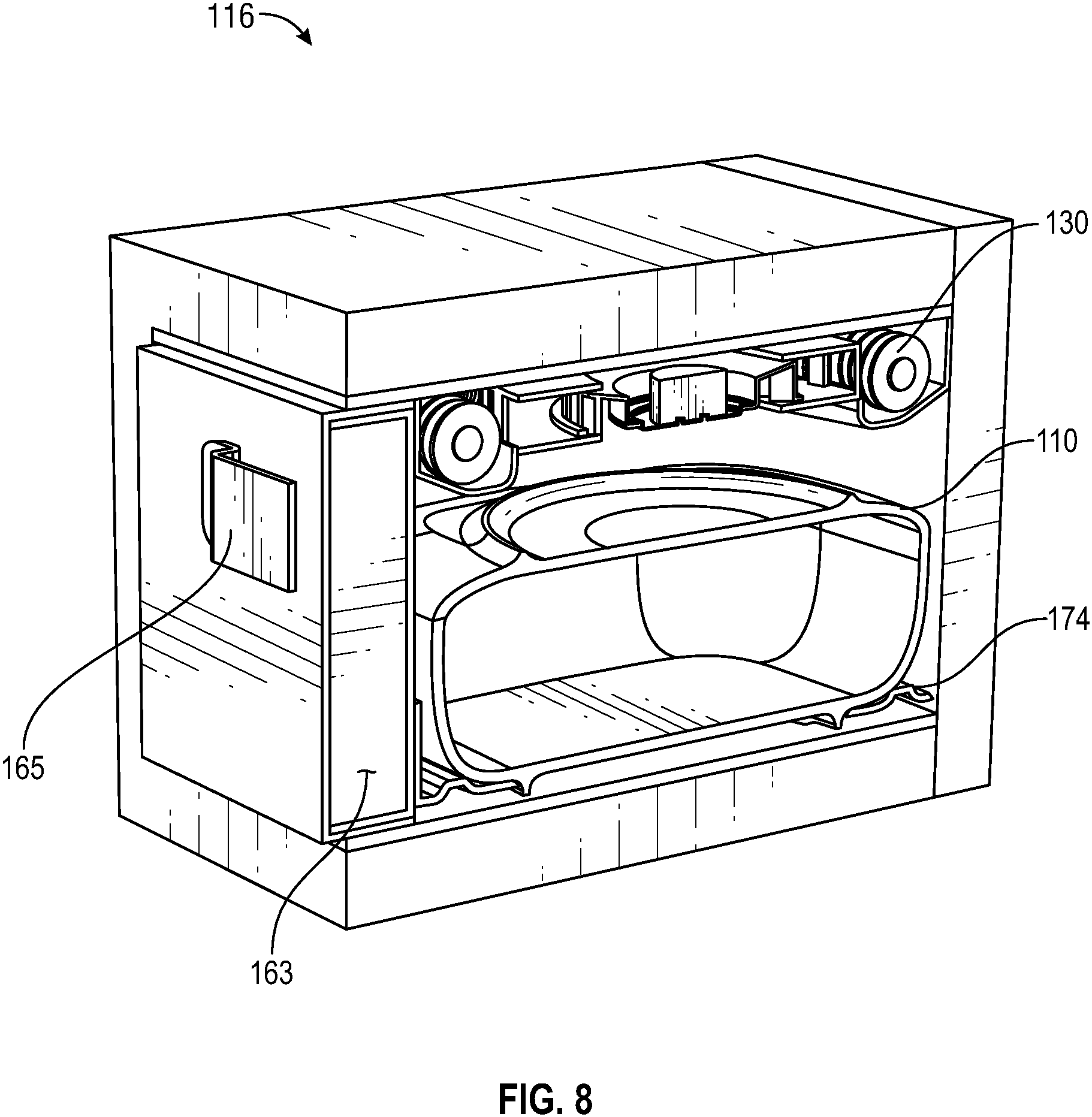 Patent US11776351 Figure 8 – Autonomous food station