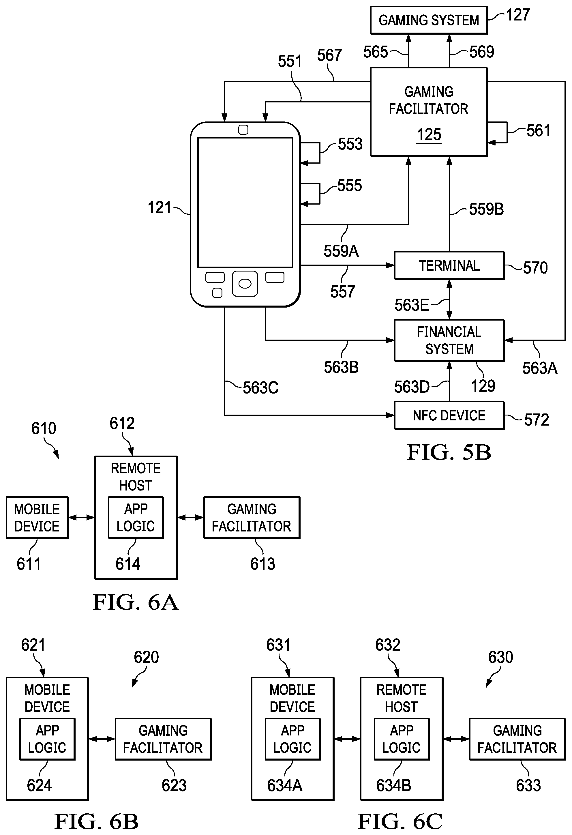 Patent US11776355 Figure 5 – Processing of a game-playing transaction based on location
