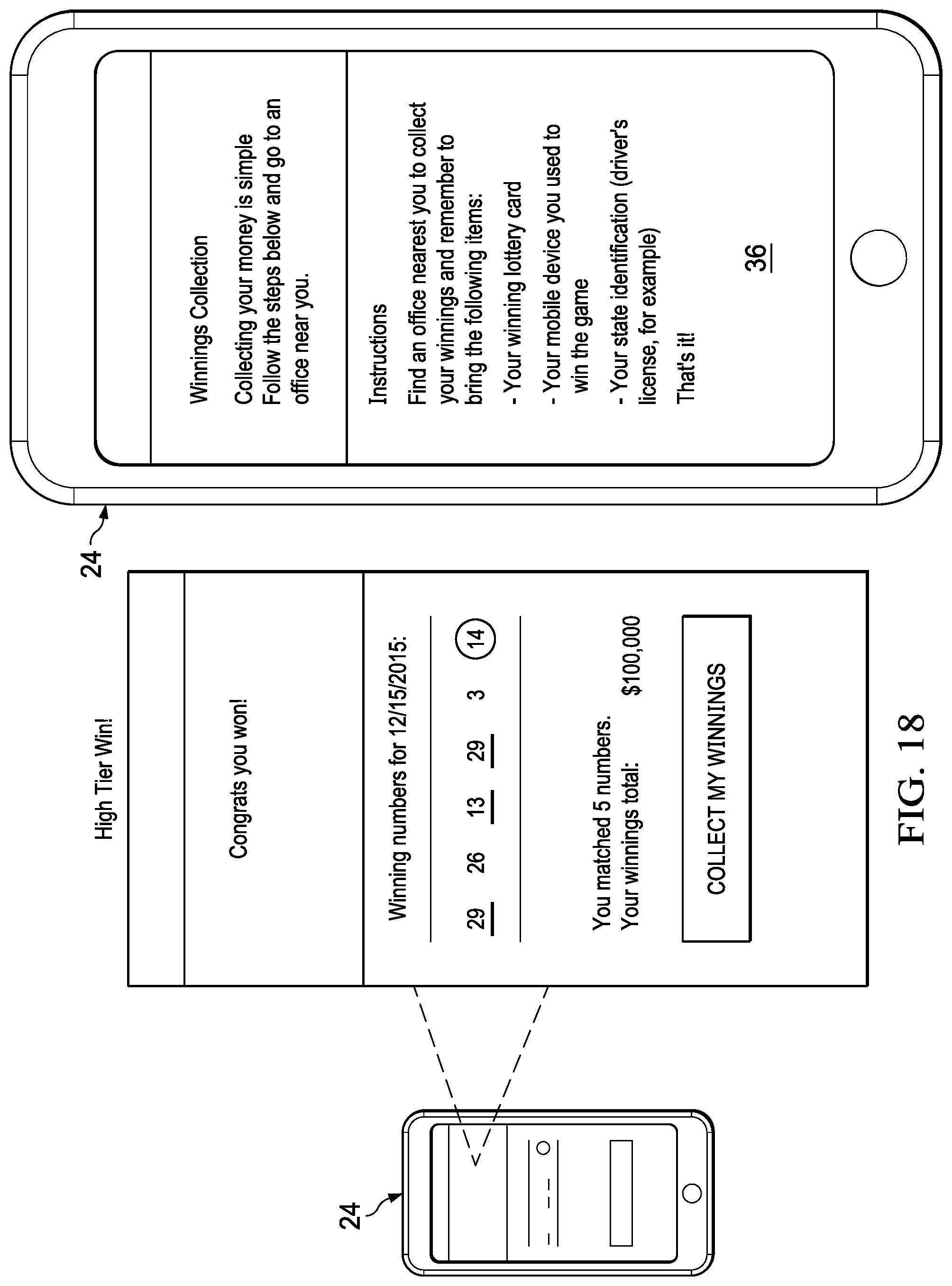 Patent US11776355 Figure 20 – Processing of a game-playing transaction based on location