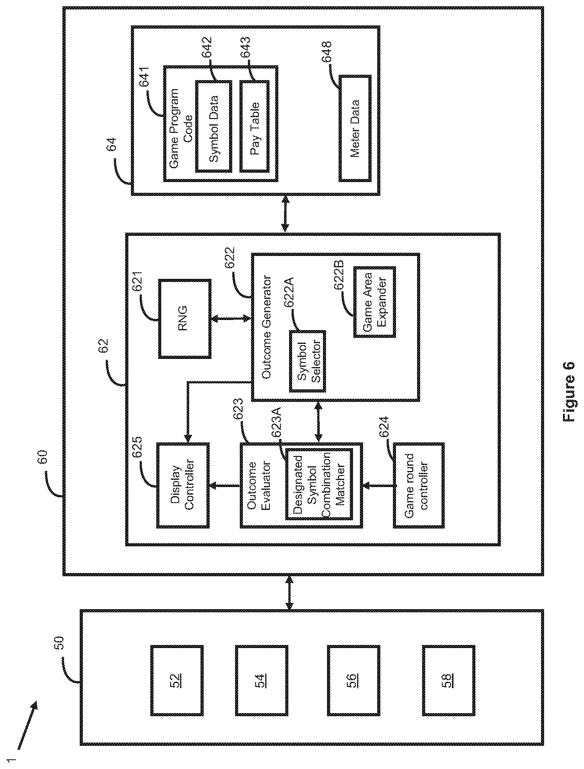 Patent US11776356 Figure 5 – Gaming machine and a method of gaming thereon