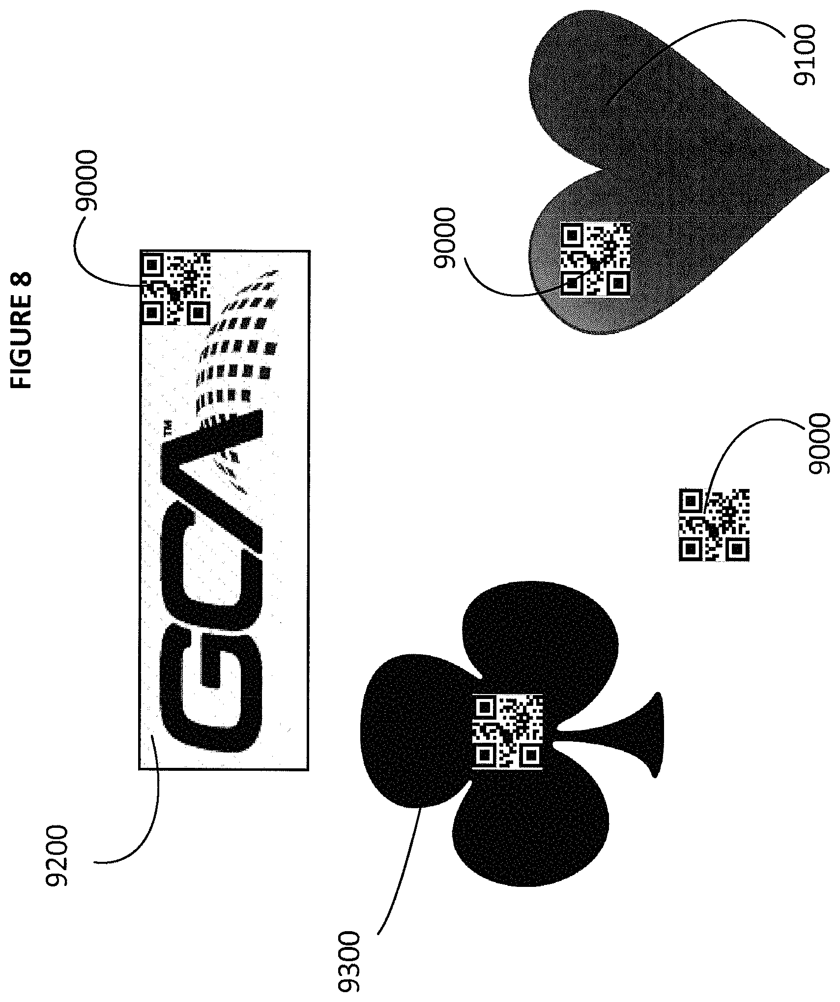 Patent US11776357 Figure 8 – Gaming system and gaming machines utilizing tickets having a feature trigger