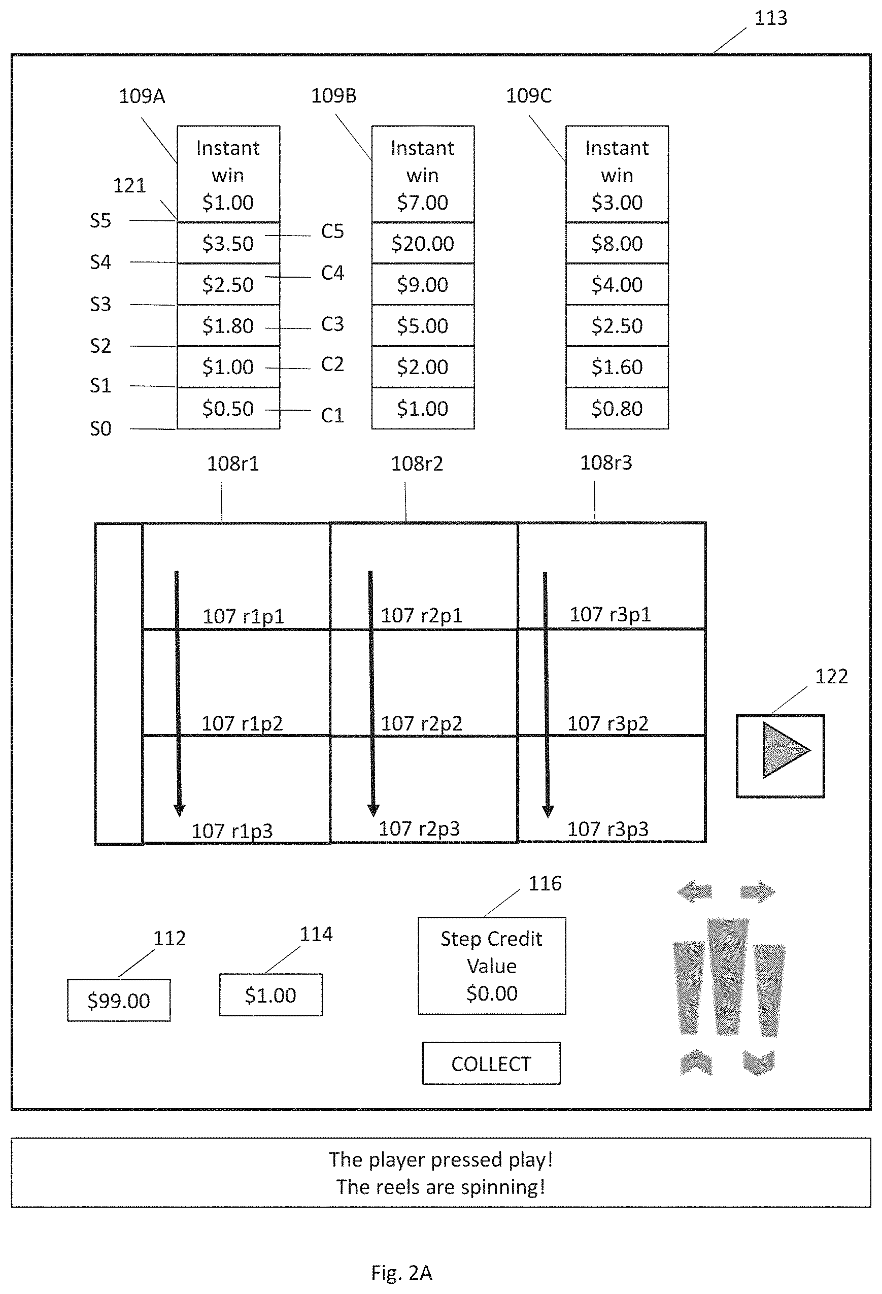 Patent US11776360 Figure 4 – Gaming devices and methods for operating a gaming device