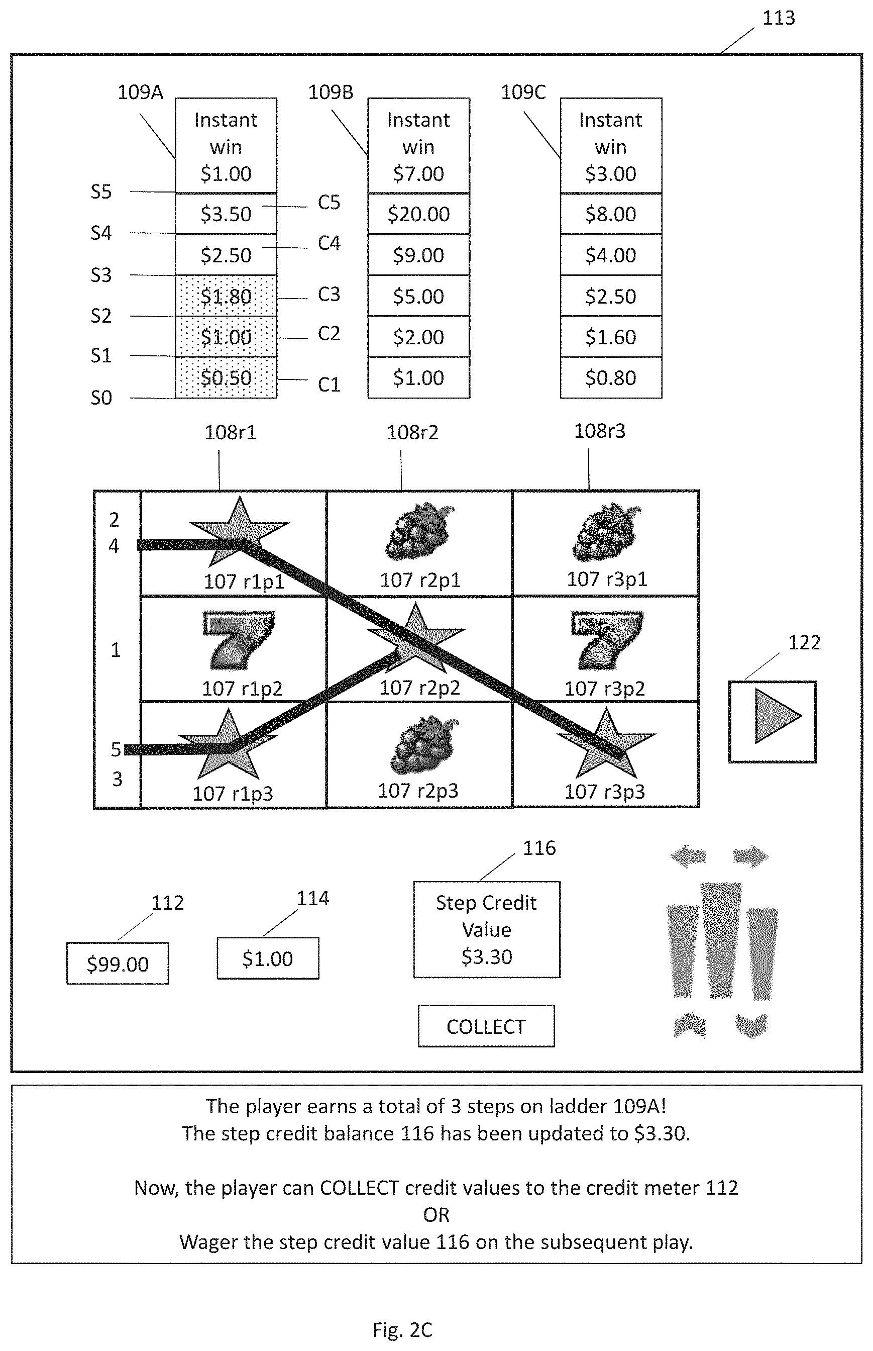Patent US11776360 Figure 6 – Gaming devices and methods for operating a gaming device