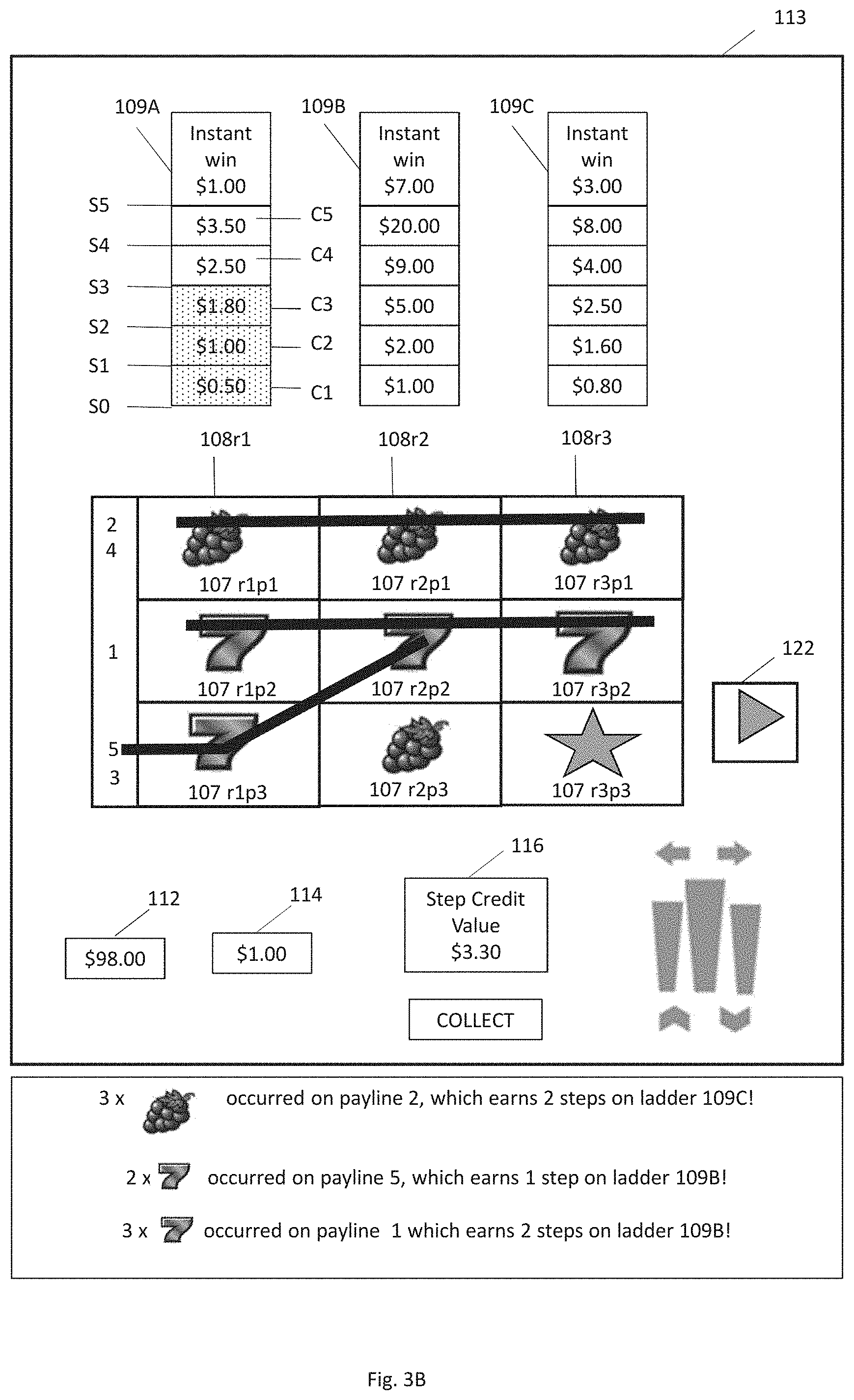 Patent US11776360 Figure 8 – Gaming devices and methods for operating a gaming device