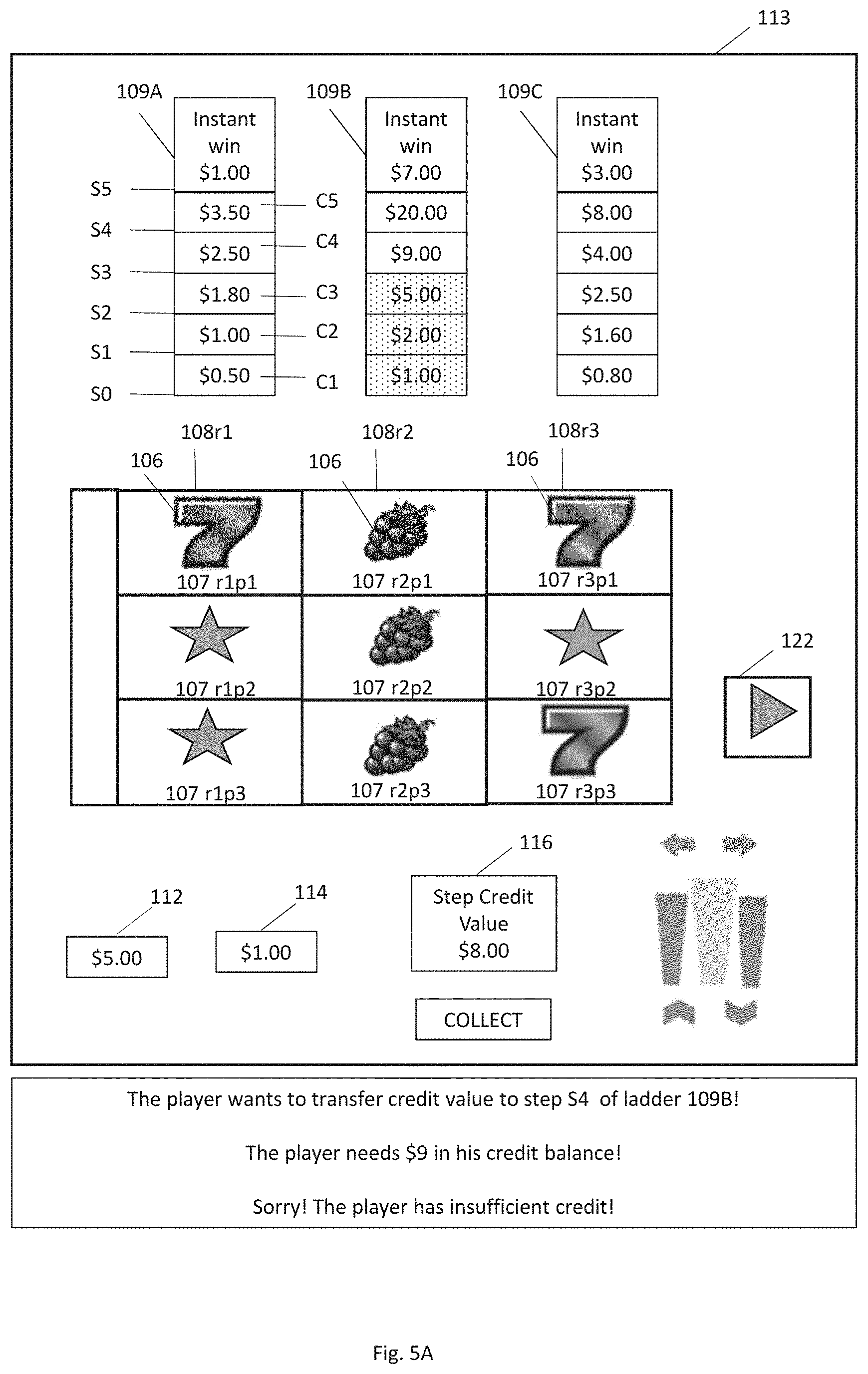Patent US11776360 Figure 14 – Gaming devices and methods for operating a gaming device