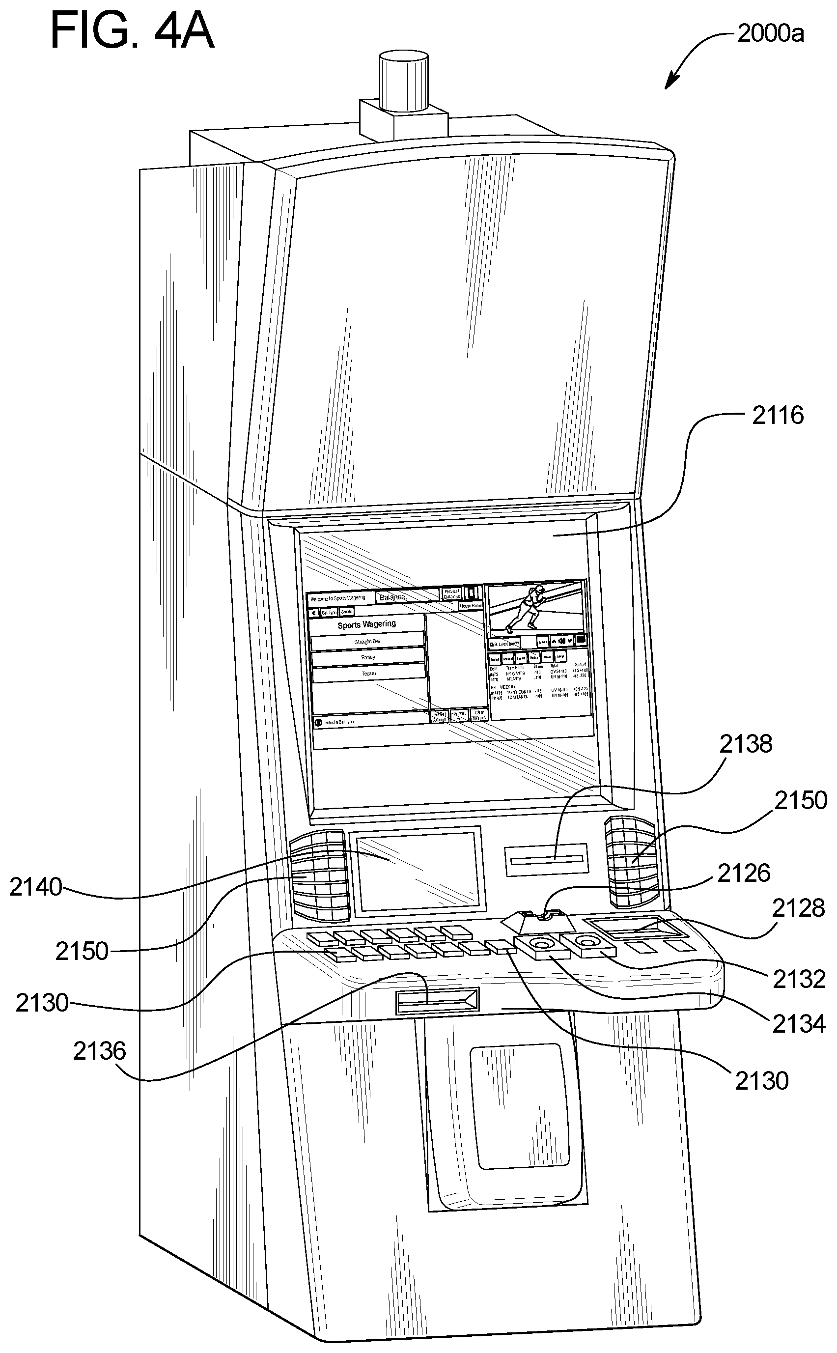 Patent US11776362 Figure 4 – Gaming systems and methods for tracking and limiting sports wagers for identified and un-identified players
