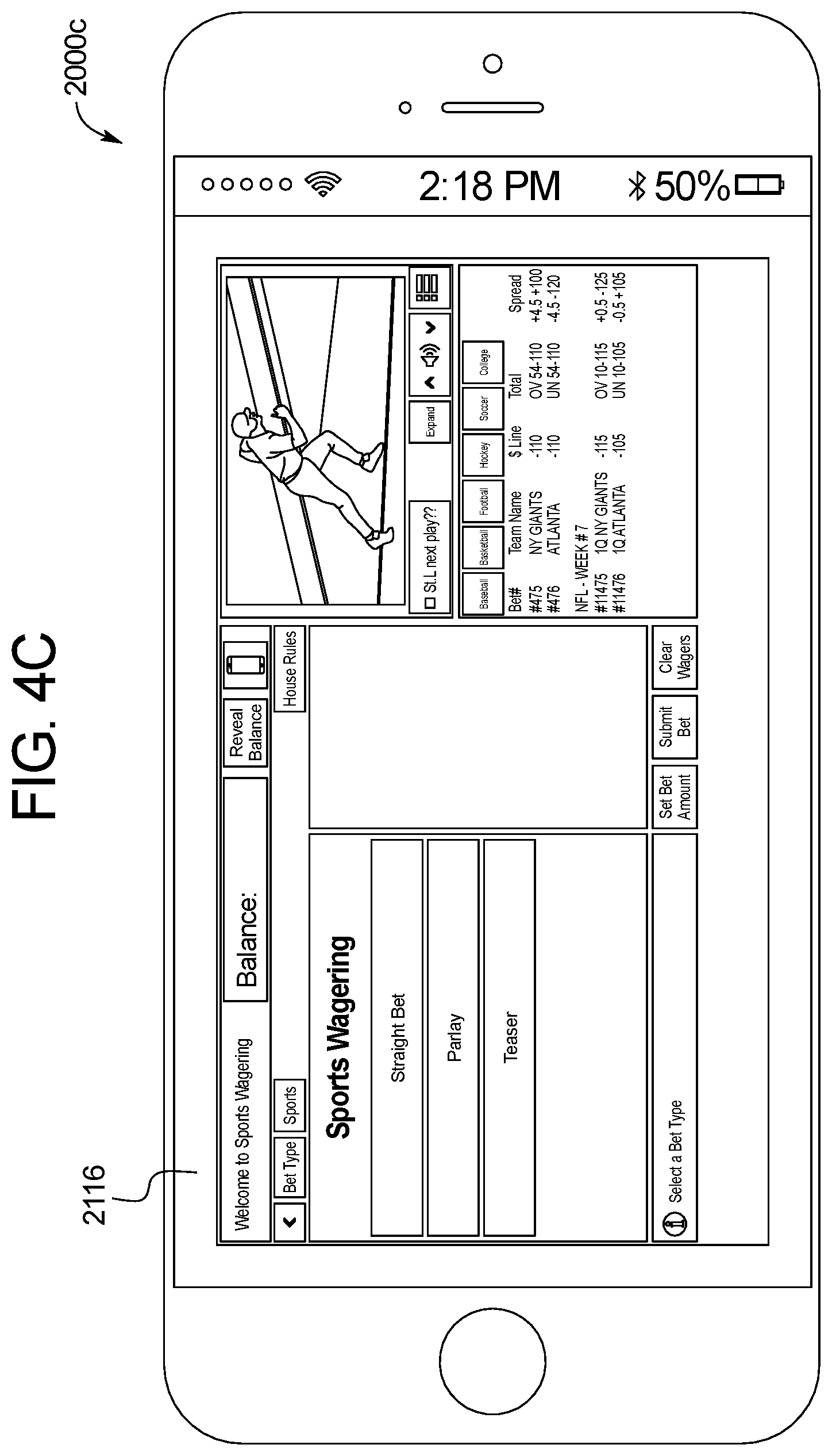 Patent US11776362 Figure 6 – Gaming systems and methods for tracking and limiting sports wagers for identified and un-identified players