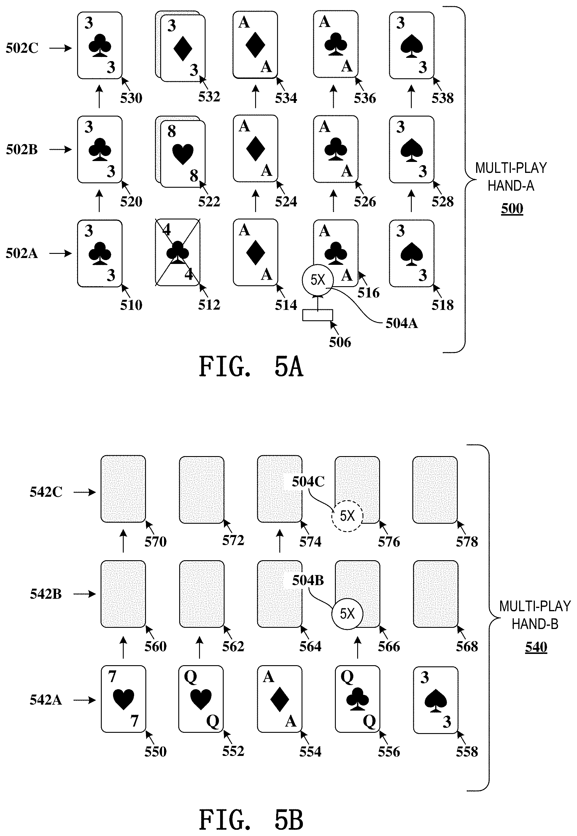 Patent US11776363 Figure 4 – Gaming devices and methods for enriching game play with migrating award enhancements