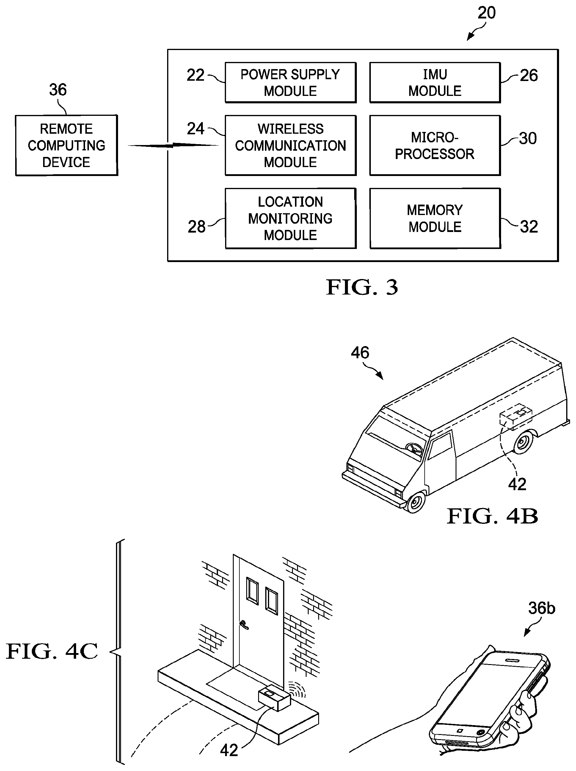 Patent US11776370 Figure 2 – Systems and methods for monitoring, tracking and tracing logistics