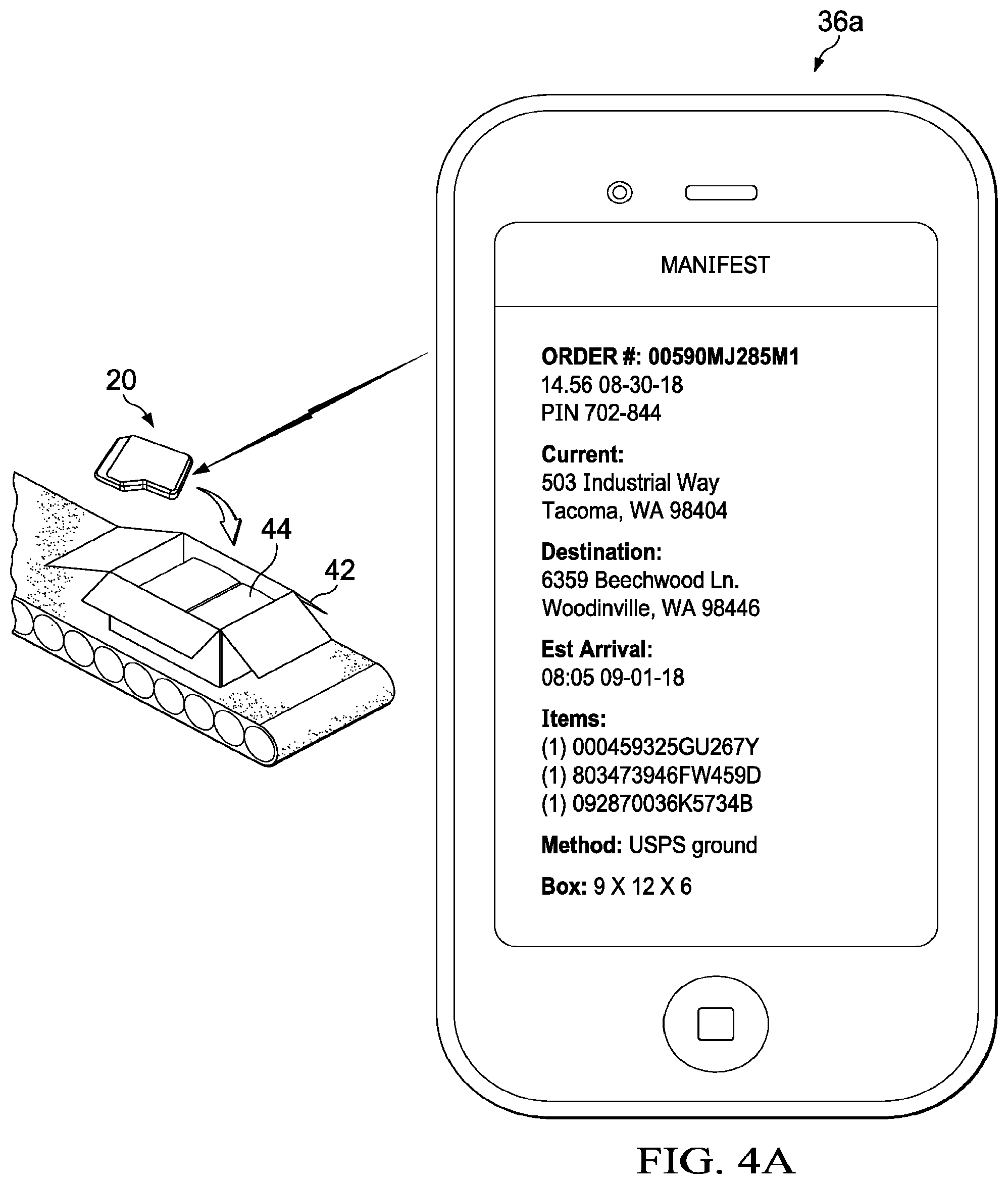 Patent US11776370 Figure 3 – Systems and methods for monitoring, tracking and tracing logistics