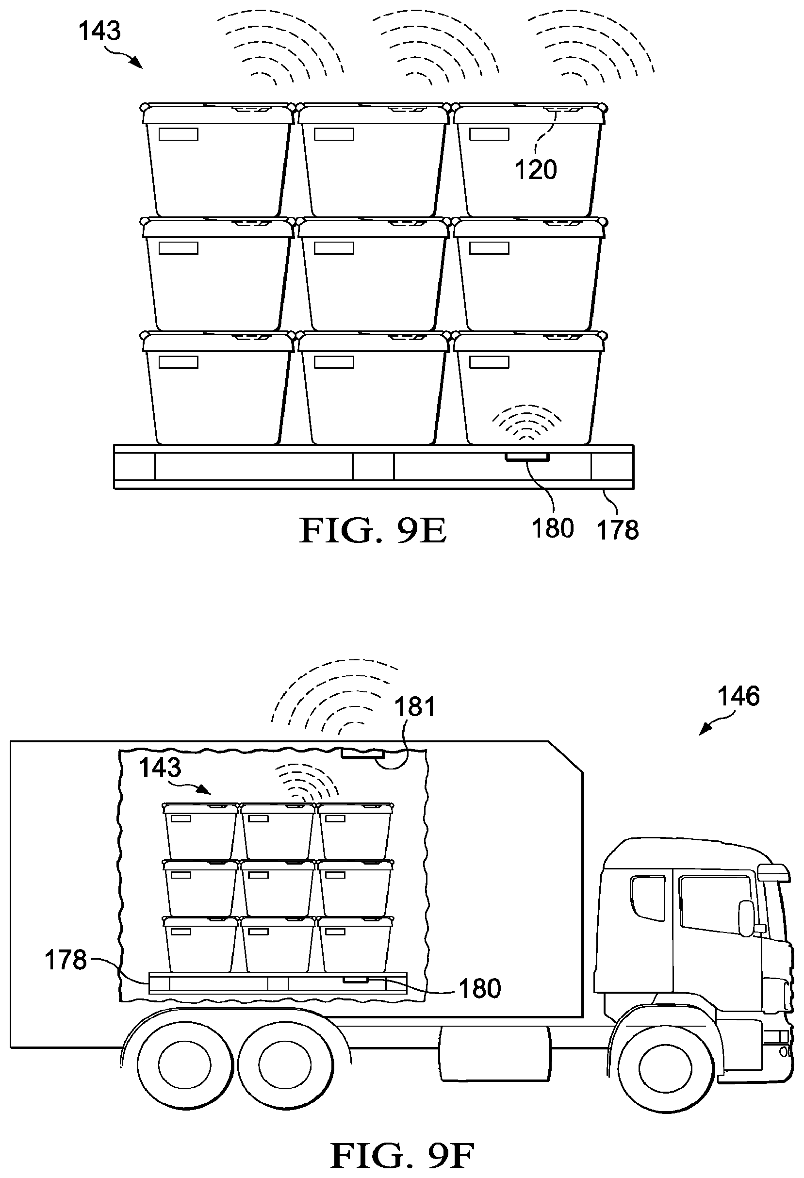 Patent US11776370 Figure 9 – Systems and methods for monitoring, tracking and tracing logistics