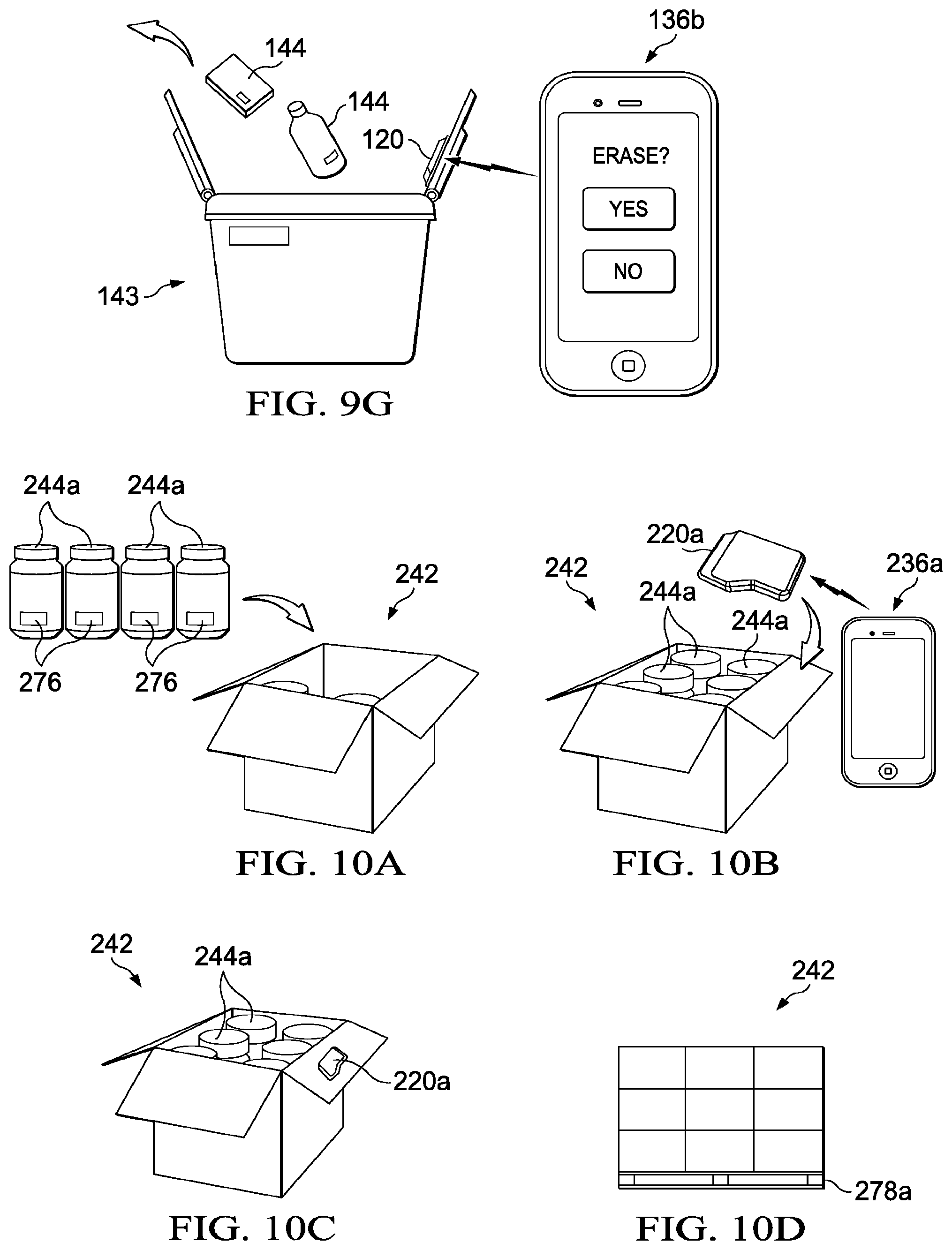 Patent US11776370 Figure 10 – Systems and methods for monitoring, tracking and tracing logistics