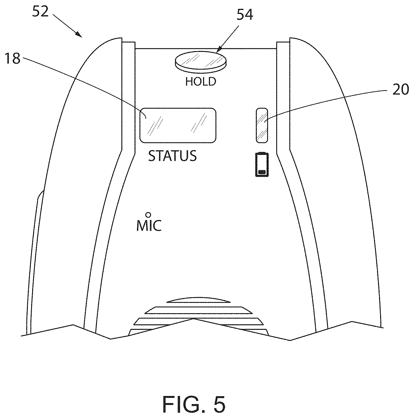 Patent US11776374 Figure 5 – Electronic fall monitoring system