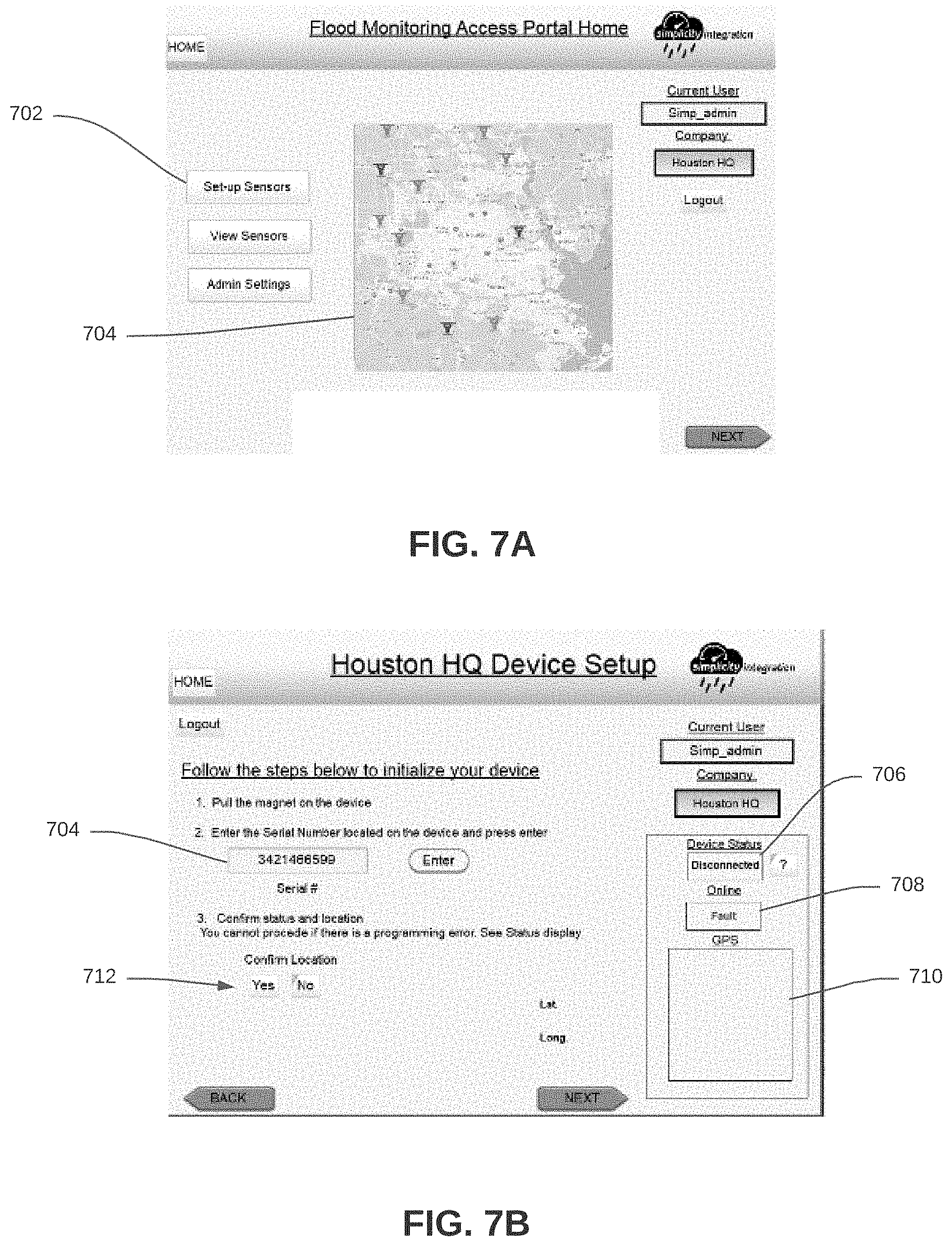 Patent US11776376 Figure 4 – Flood monitoring unit and system