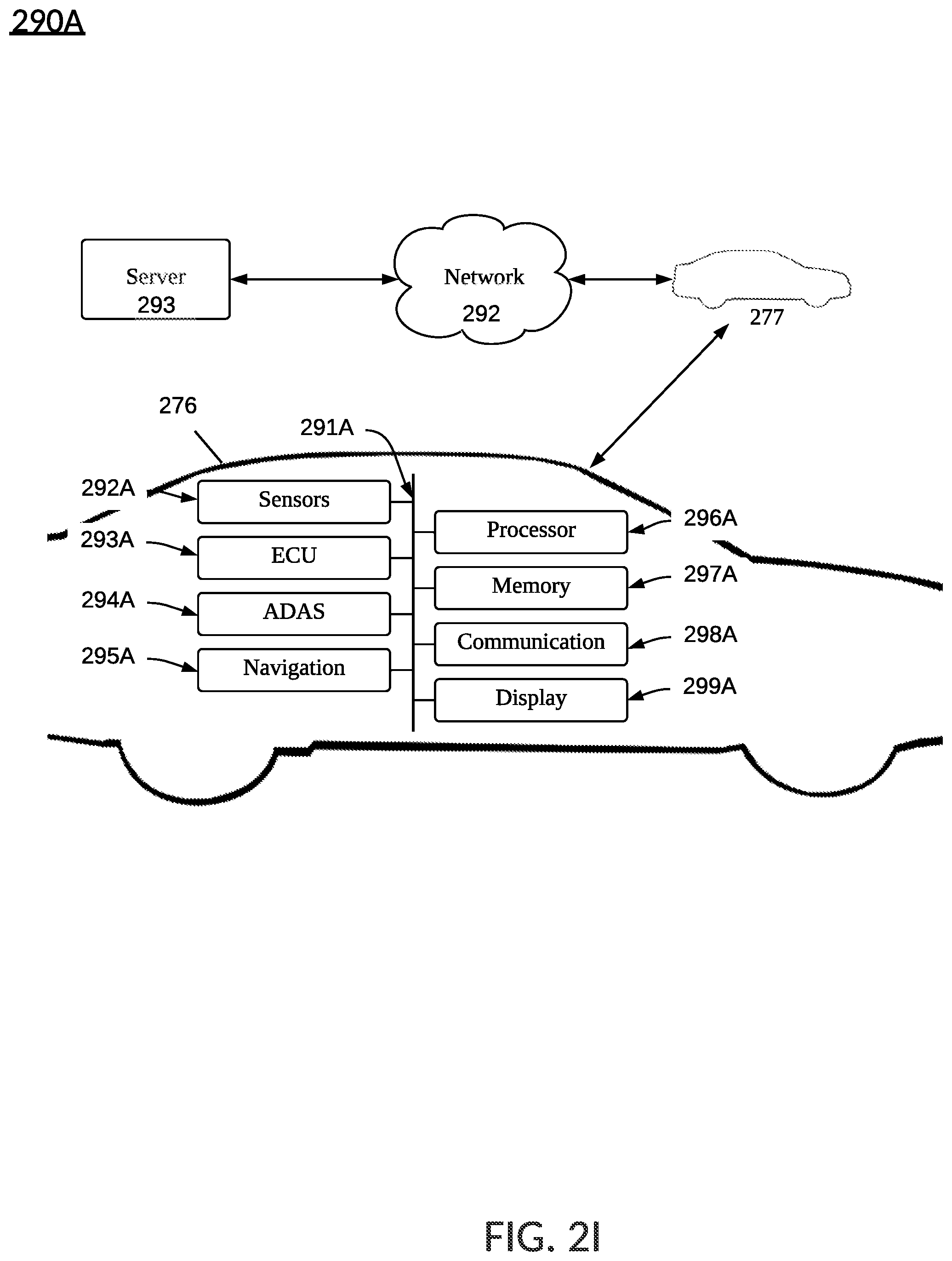 Patent US11776377 Figure 11 – Determination that a transport is running in an enclosed area