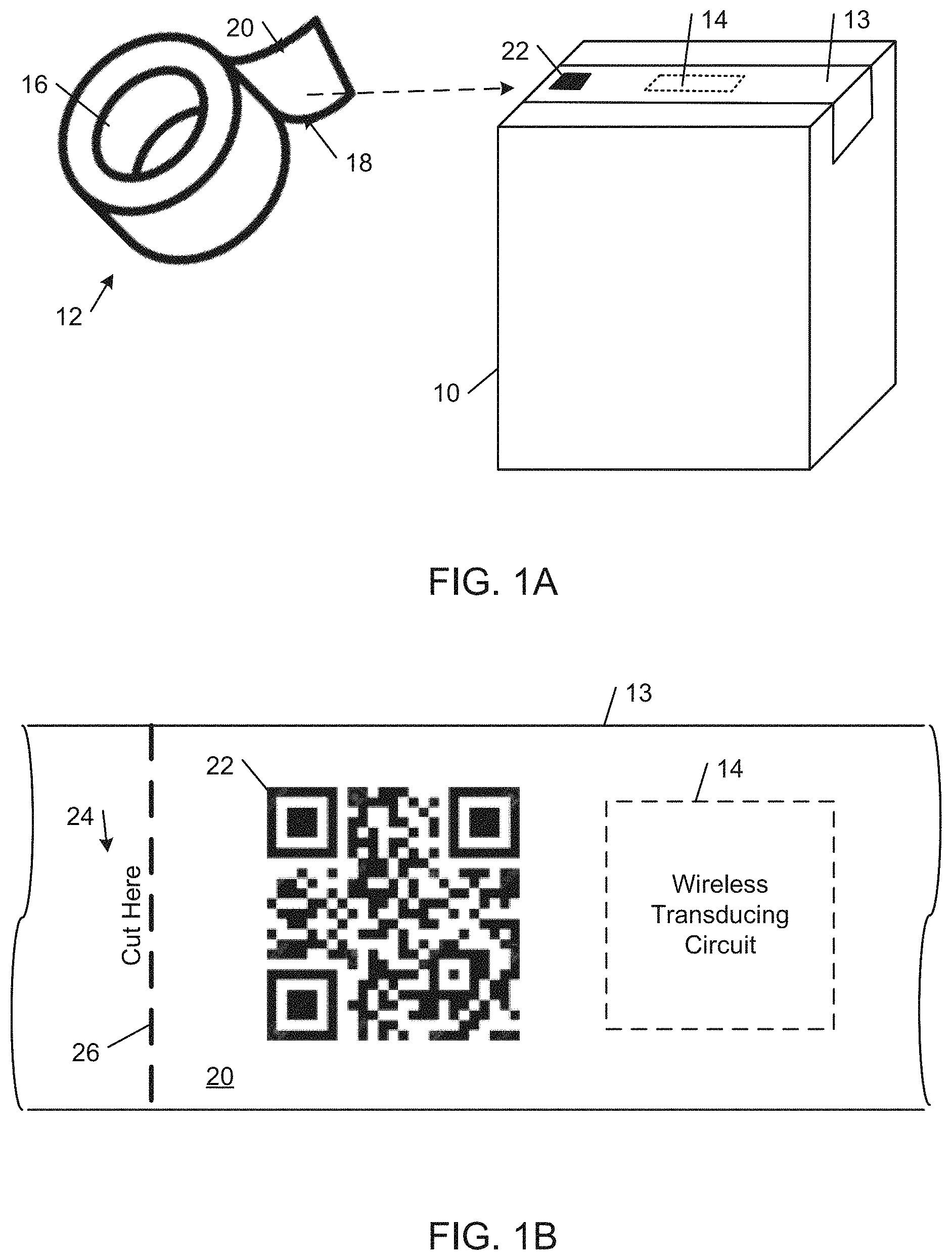 Patent US11776380 Figure 1 – Client device interactions and asset monitoring at checkpoint locations in an IOT device network