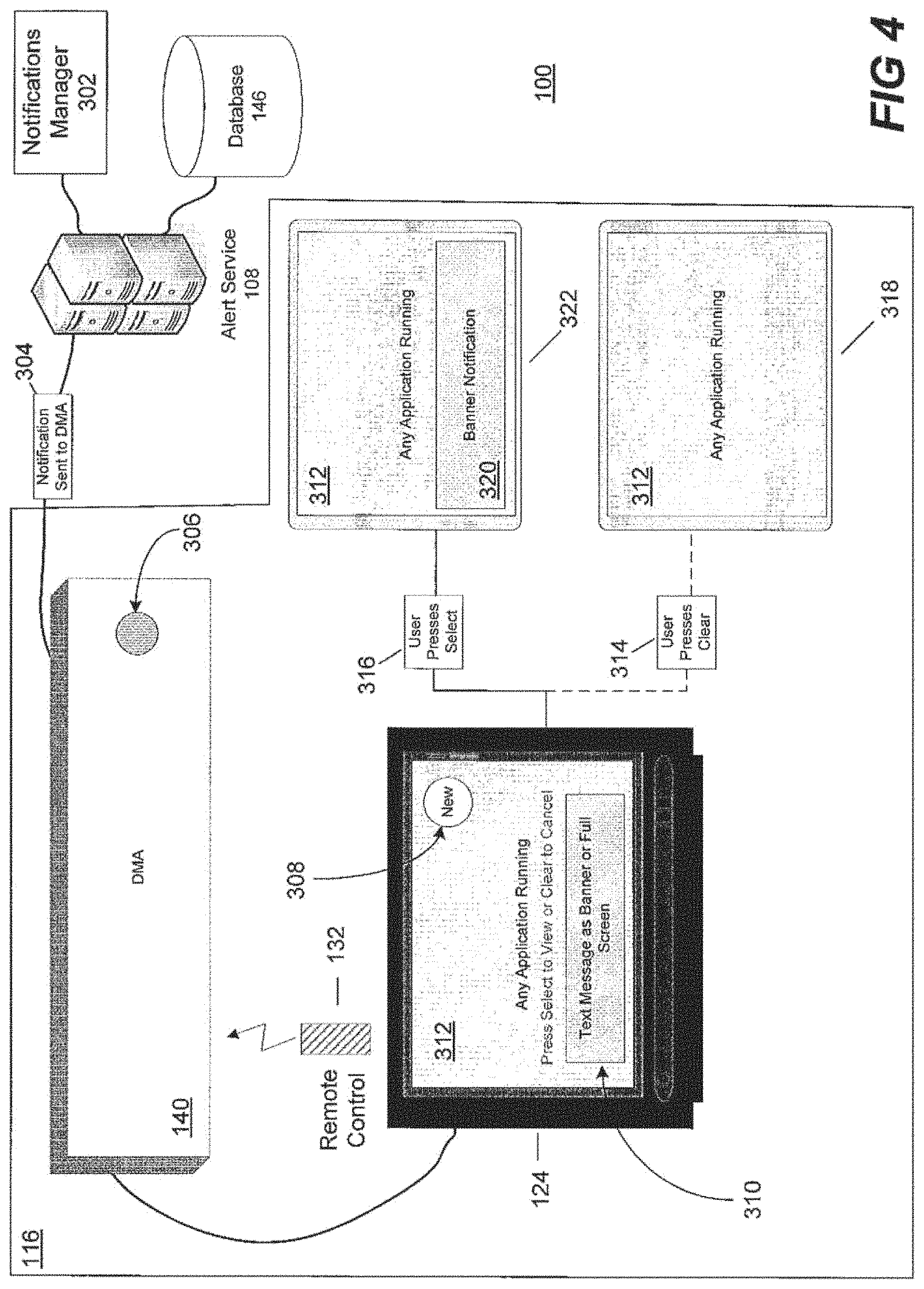 Patent US11776384 Figure 5 – Methods and apparatus for providing notifications in a media system