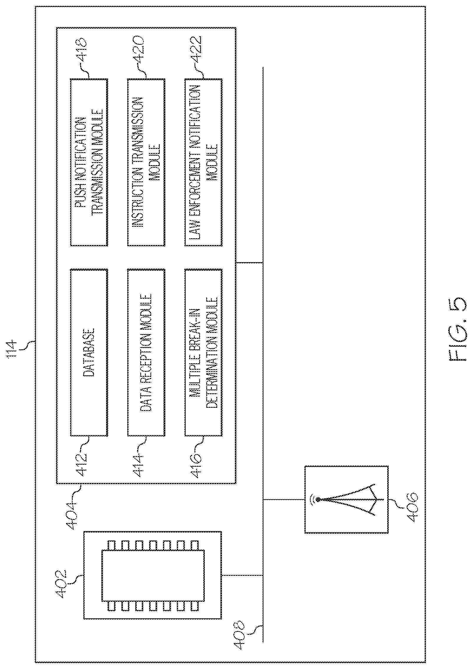 Patent US11776385 Figure 5 – Mobility unit security system