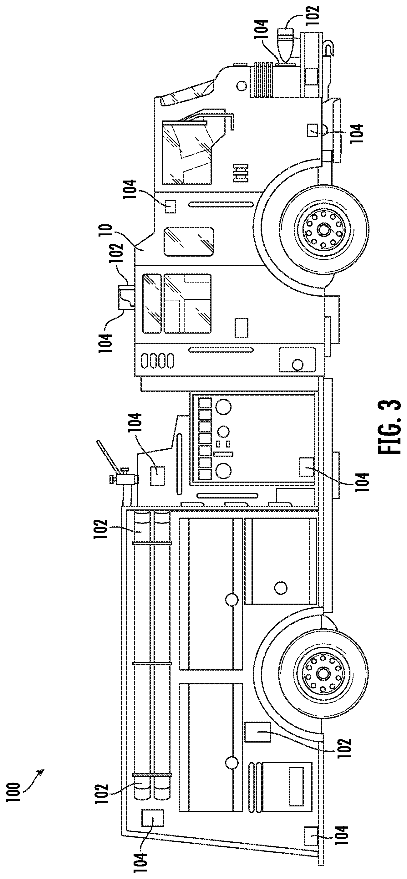 Patent US11776389 Figure 3 – Inter-vehicle optical network
