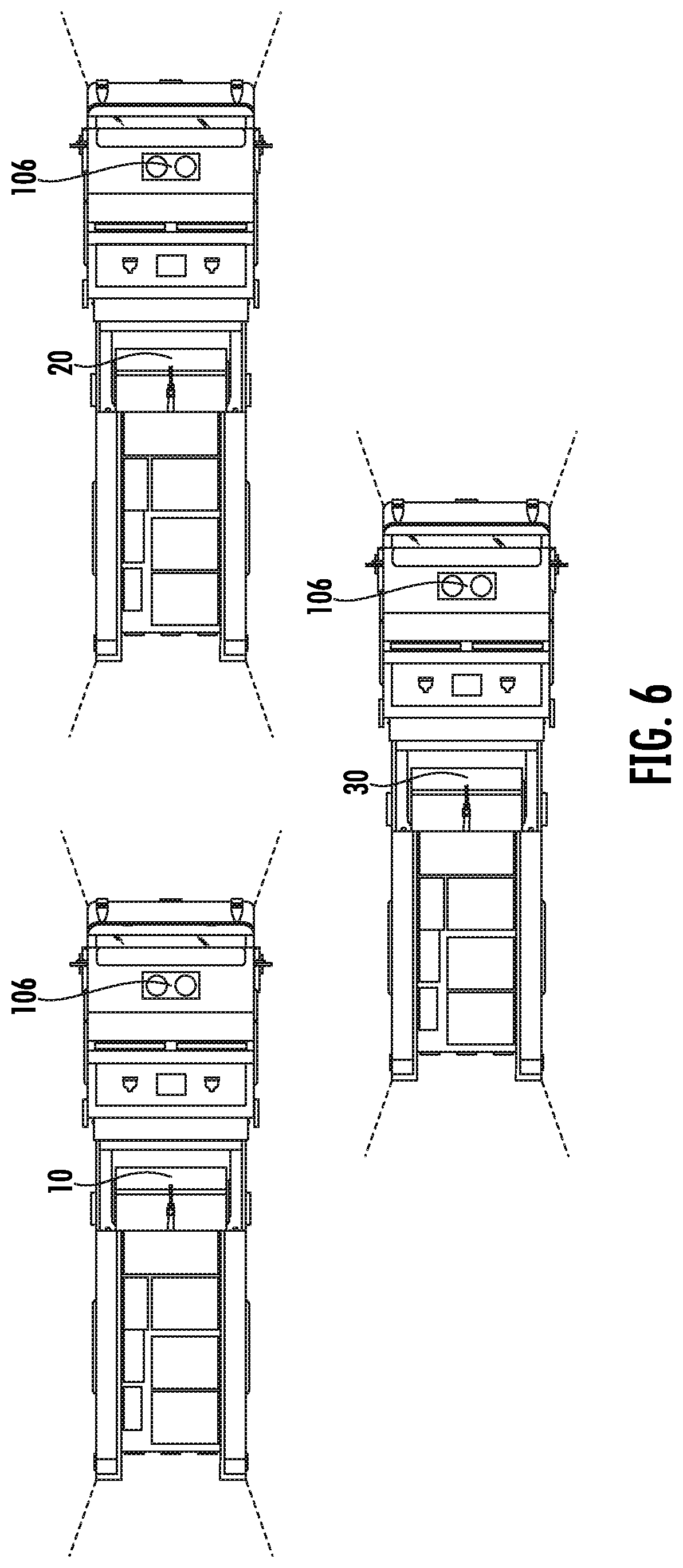 Patent US11776389 Figure 6 – Inter-vehicle optical network