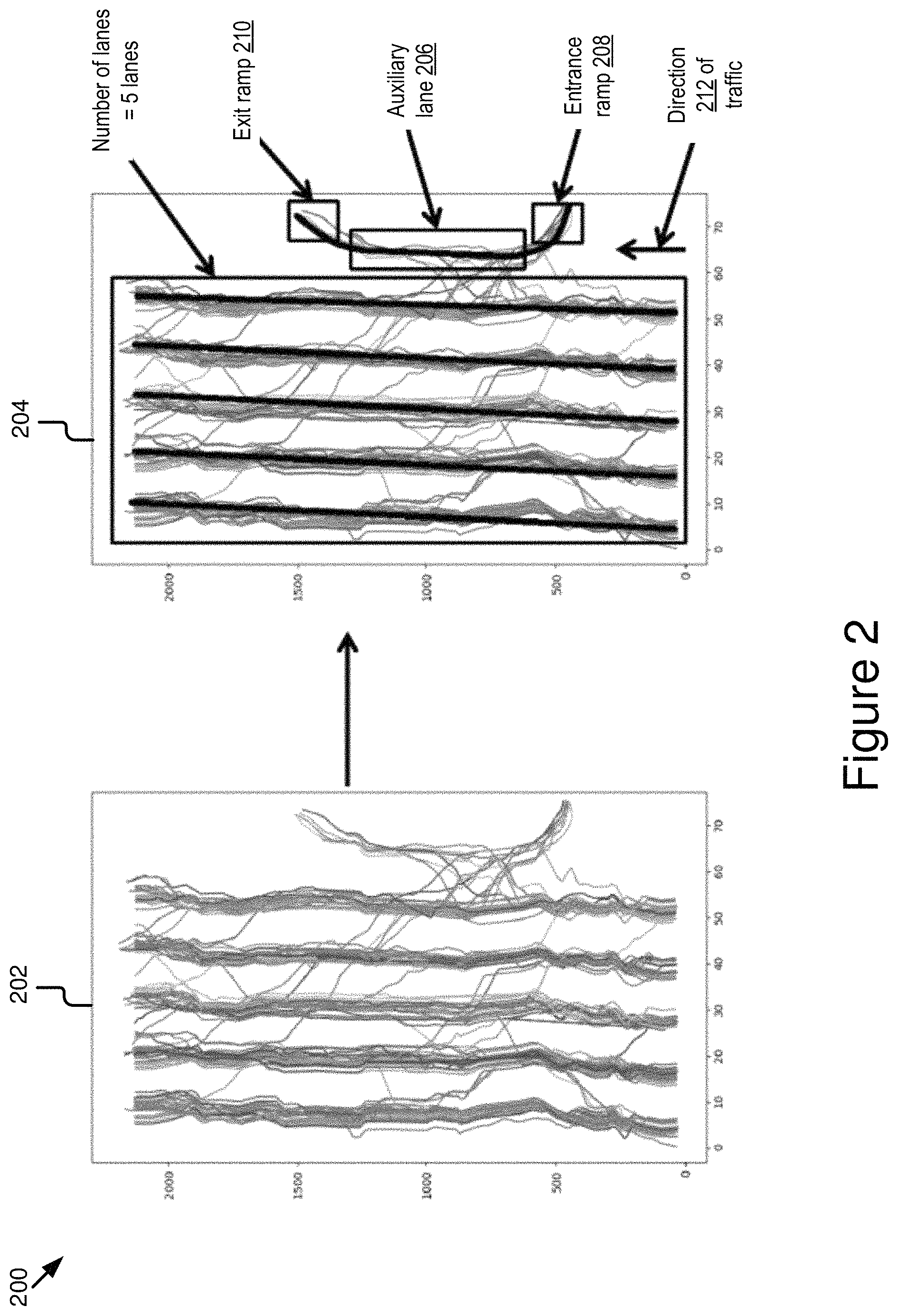 Patent US11776390 Figure 3 – Machine learning system for roadway feature extraction from wireless vehicle data