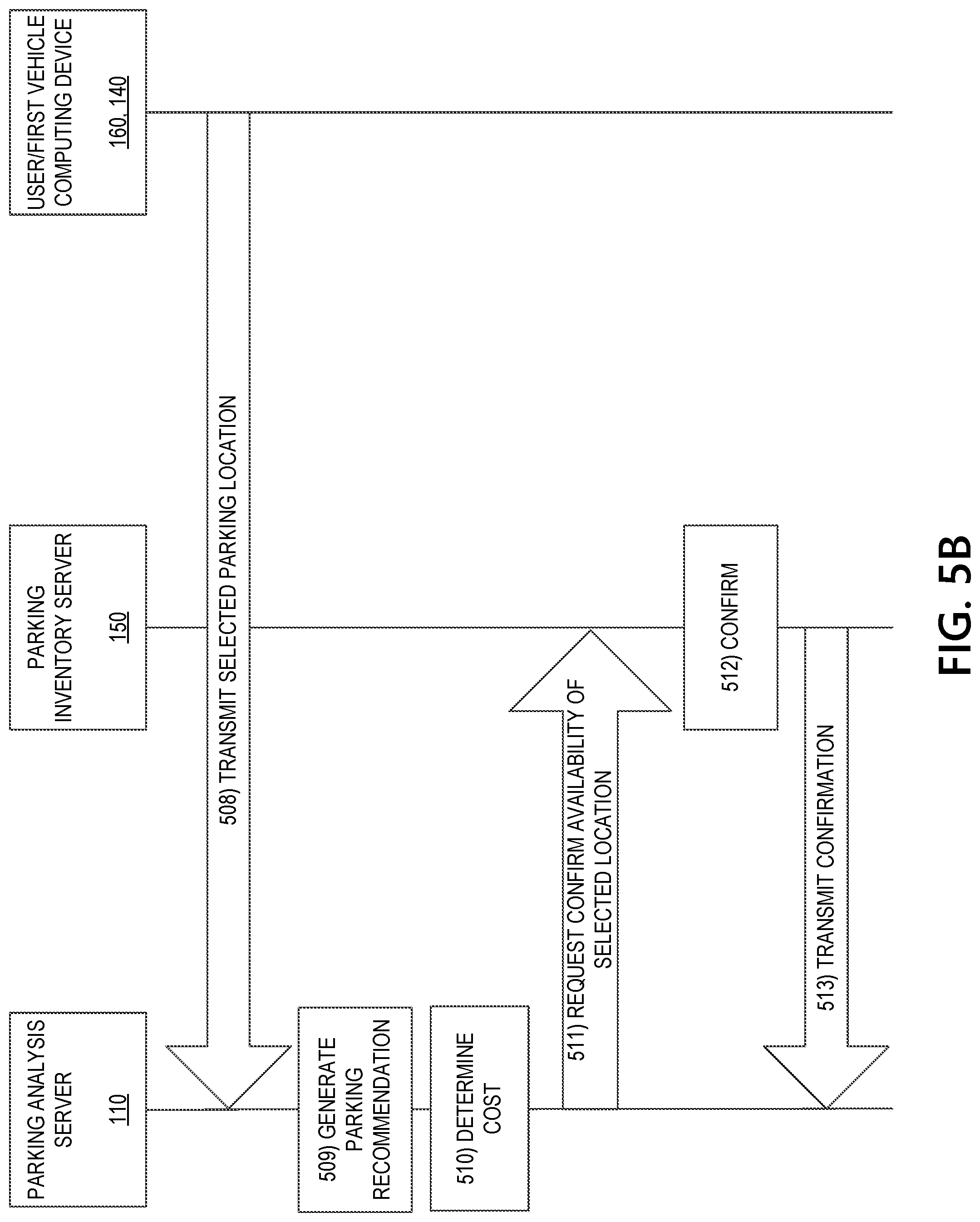 Patent US11776391 Figure 12 – Generating and transmitting parking instructions for autonomous and non-autonomous vehicles