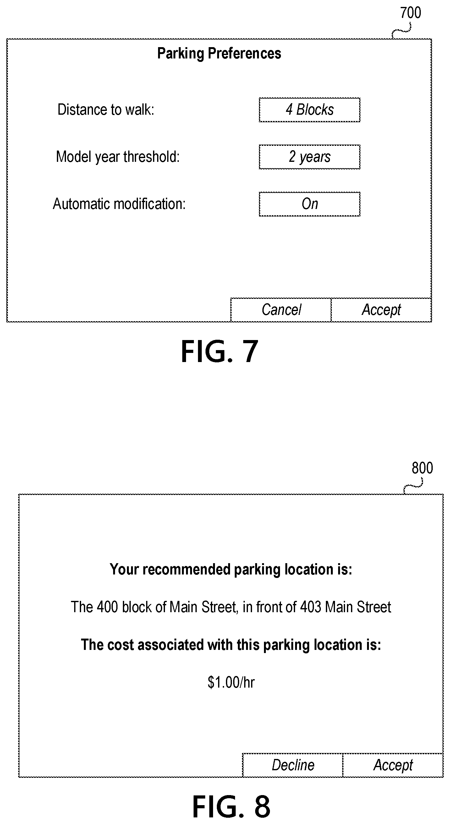 Patent US11776391 Figure 15 – Generating and transmitting parking instructions for autonomous and non-autonomous vehicles