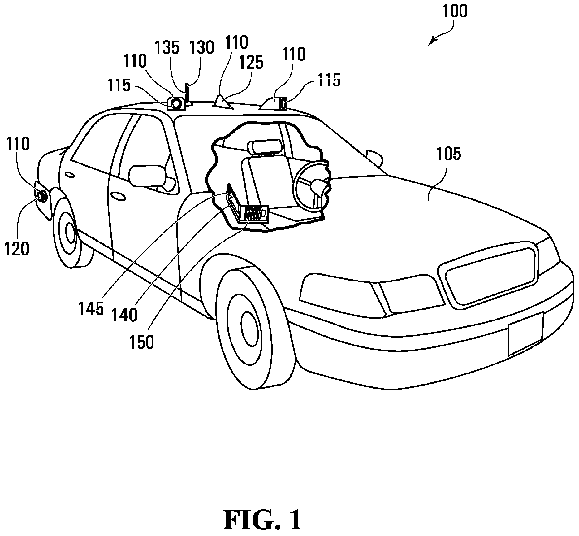 Patent US11776394 Figure 1 – Systems and methods for shared parking permit violation detection